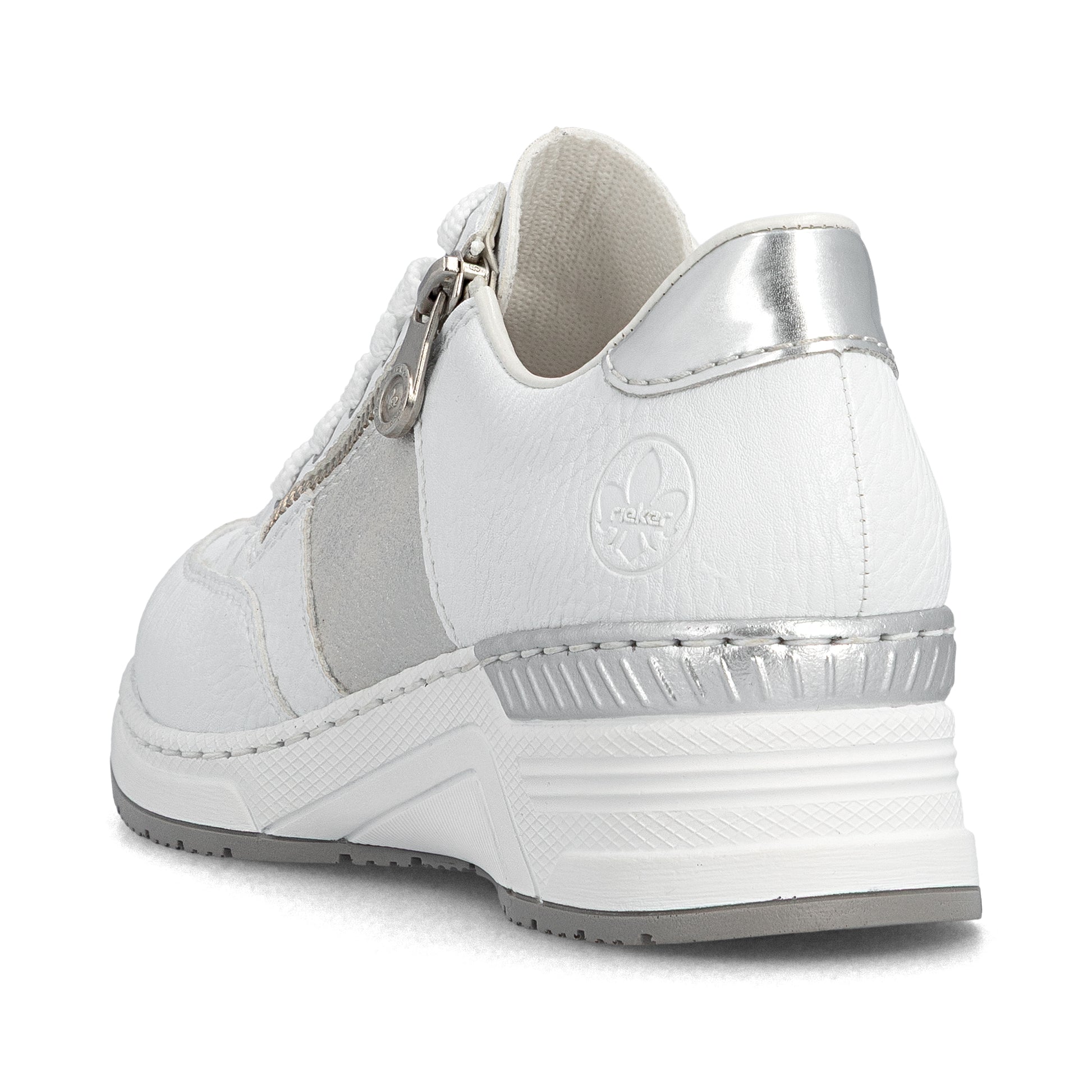 White Zip Shoes for Women | Rieker N4322-80