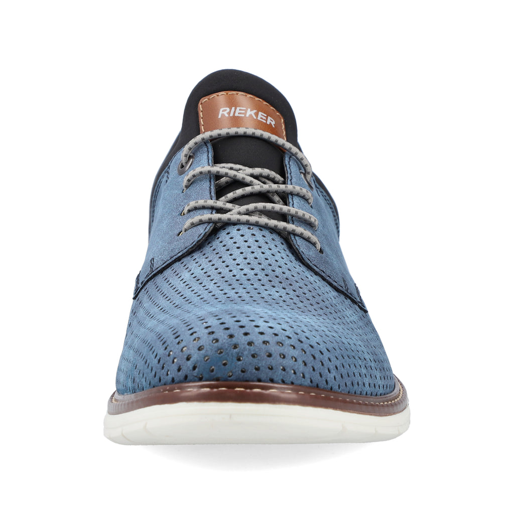 Blue Elasticated Shoes for Men | Rieker 14450-14