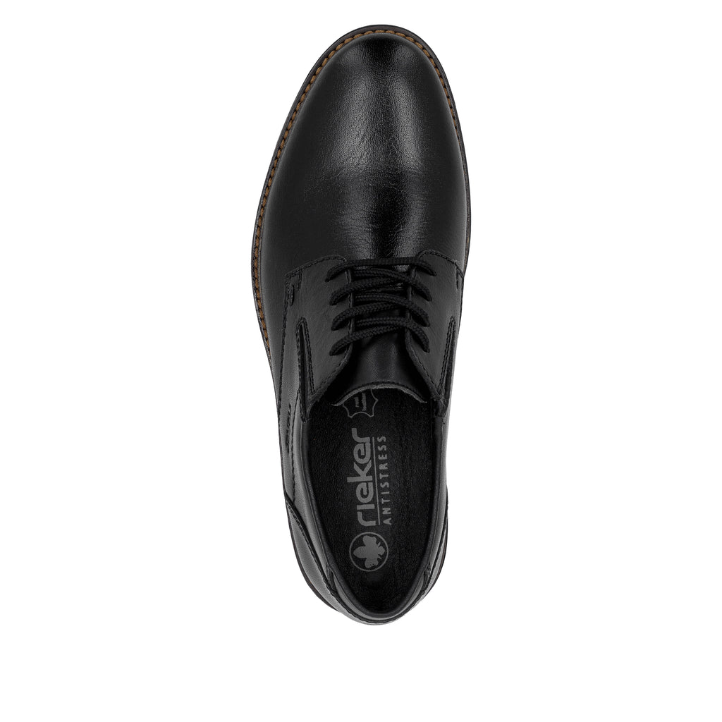 Black Elasticated Shoes for Men | Rieker 14621-00