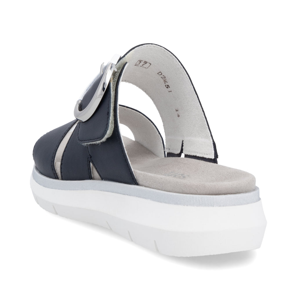 Blue Hook & Loop Sandals for Women | Remonte D2K51-14