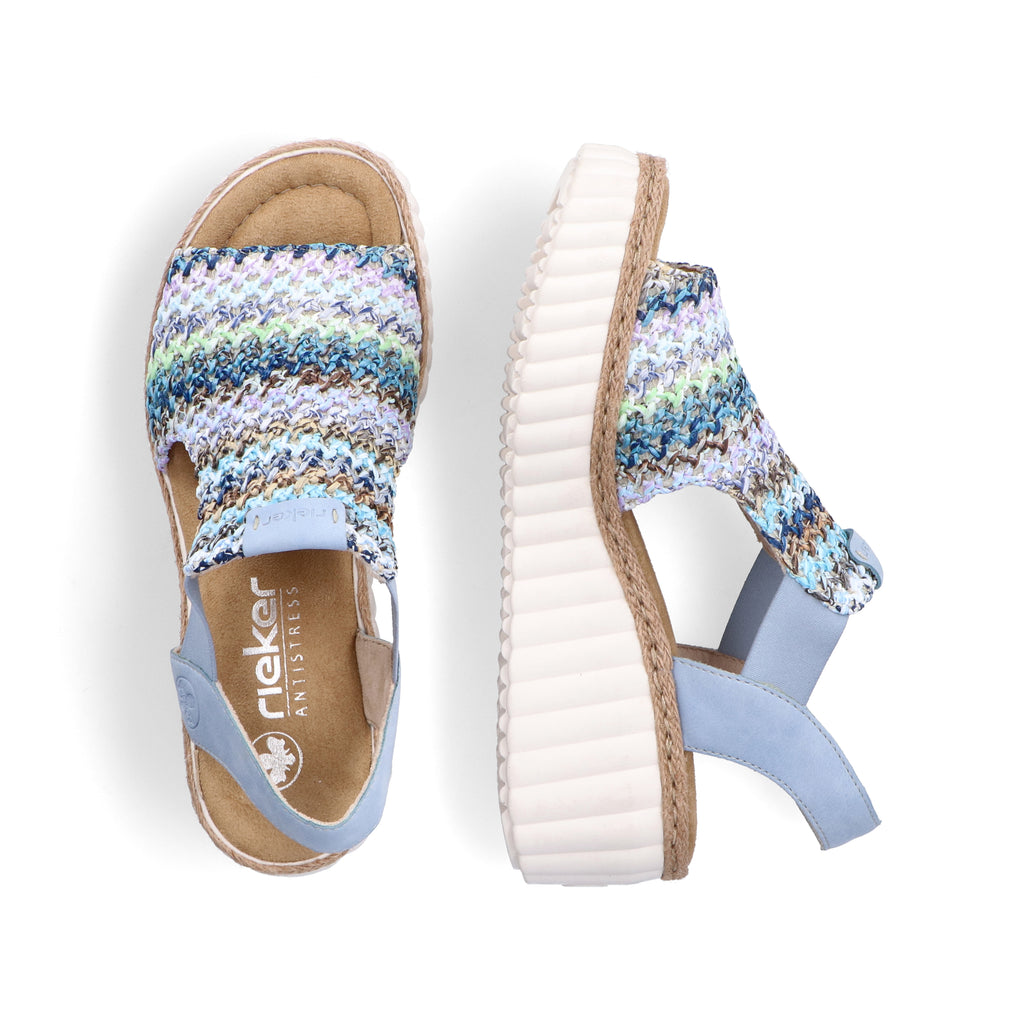 Multi Elasticated Sandals for Women | Rieker 69172-91