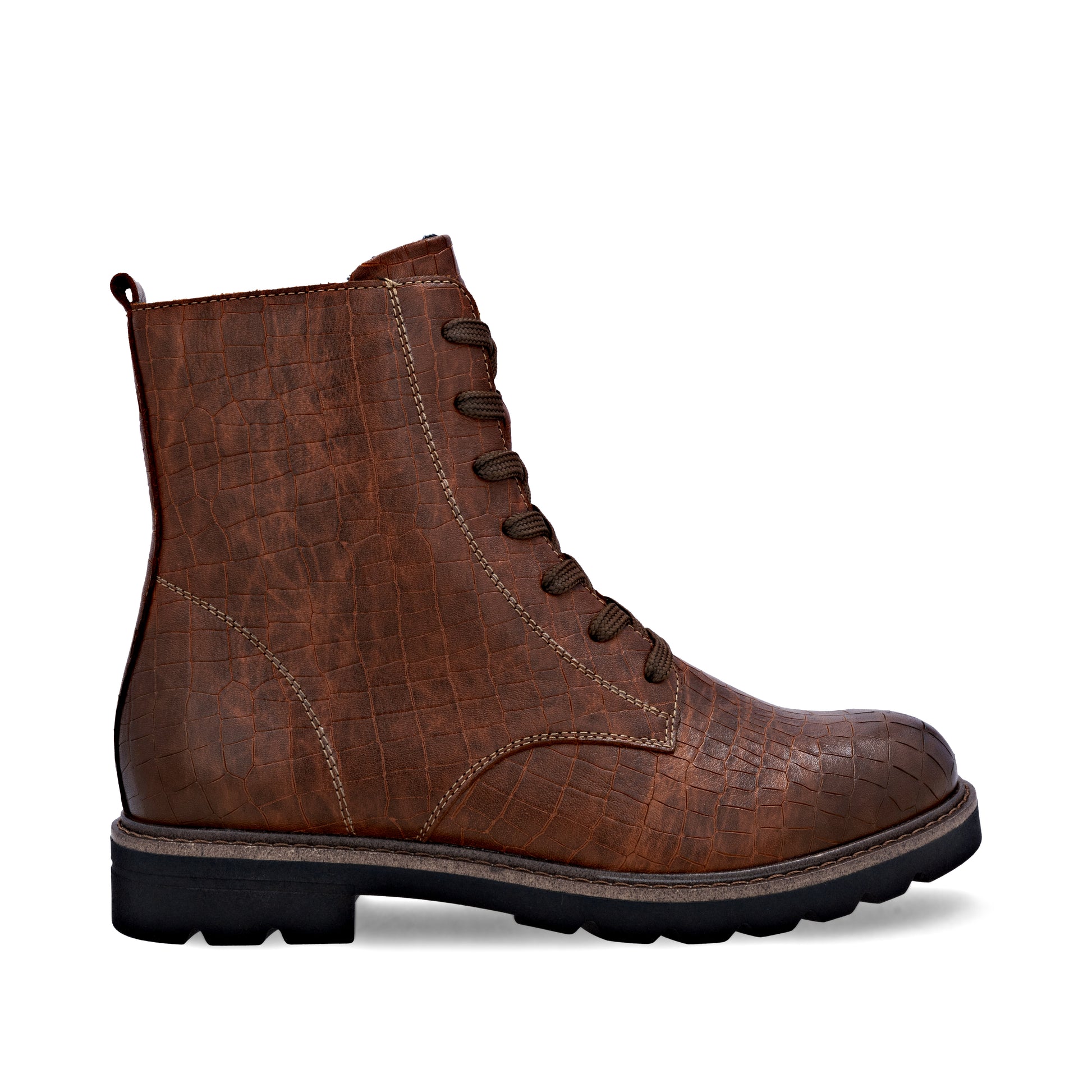 Brown Zip Boots for Women | Remonte D2Q71-22