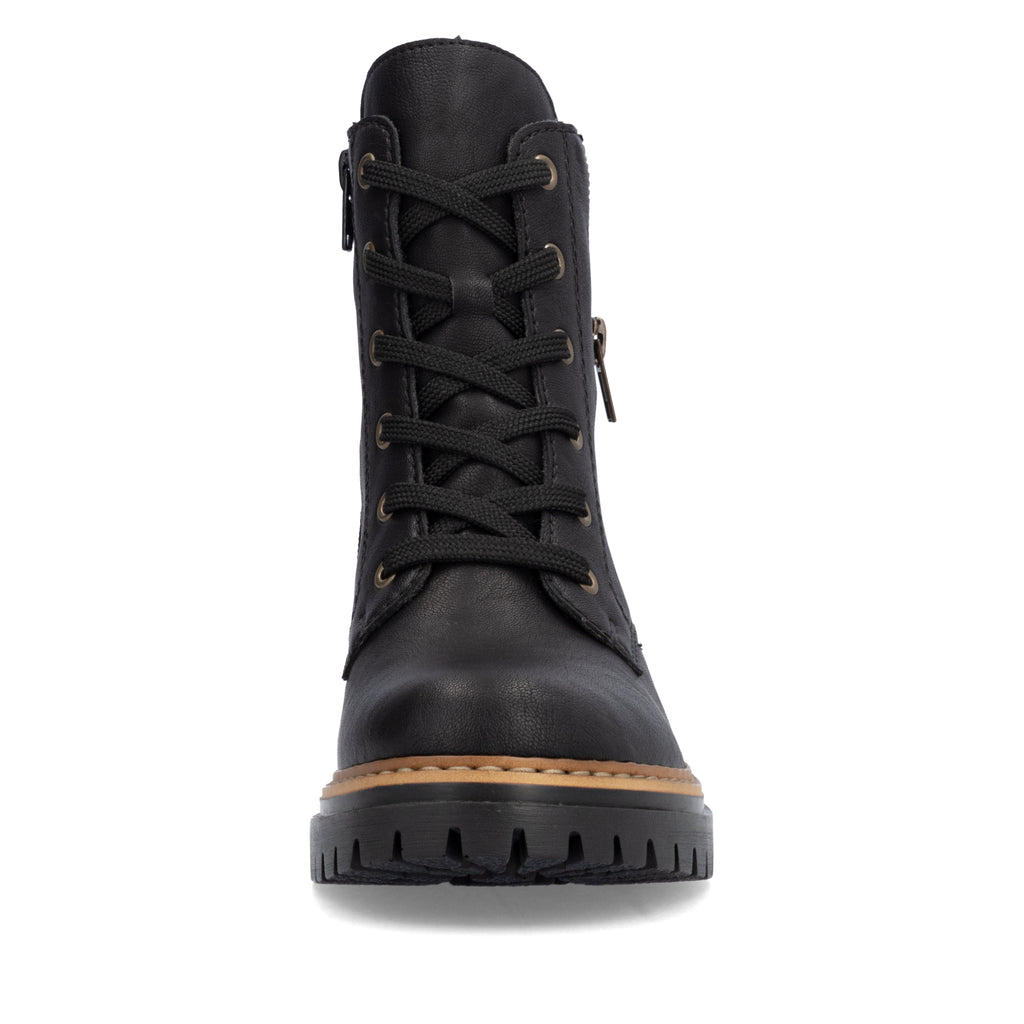 Black Zip Boots for Women | Rieker 72617-00