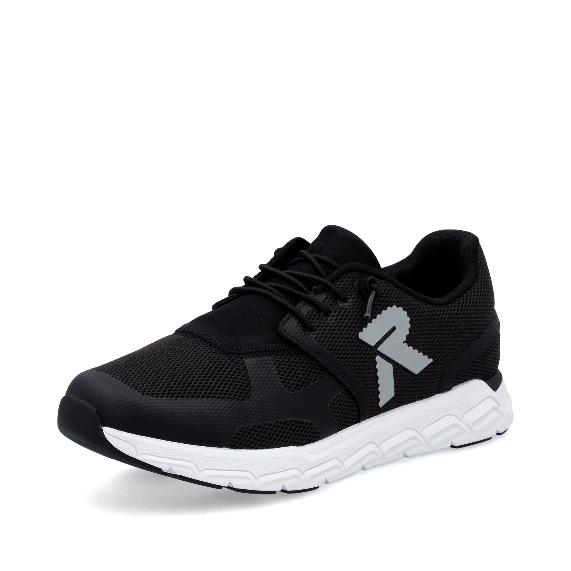 Black Elasticated Shoes for Women | Rieker M9000-00