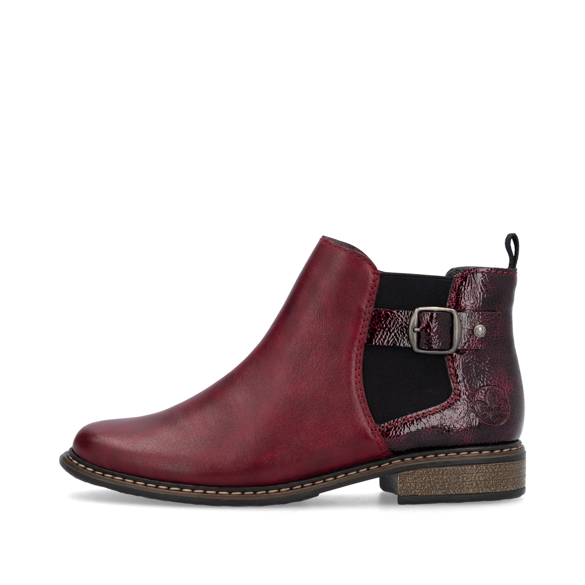 Red Zip Boots for Women | Rieker Z4965-35