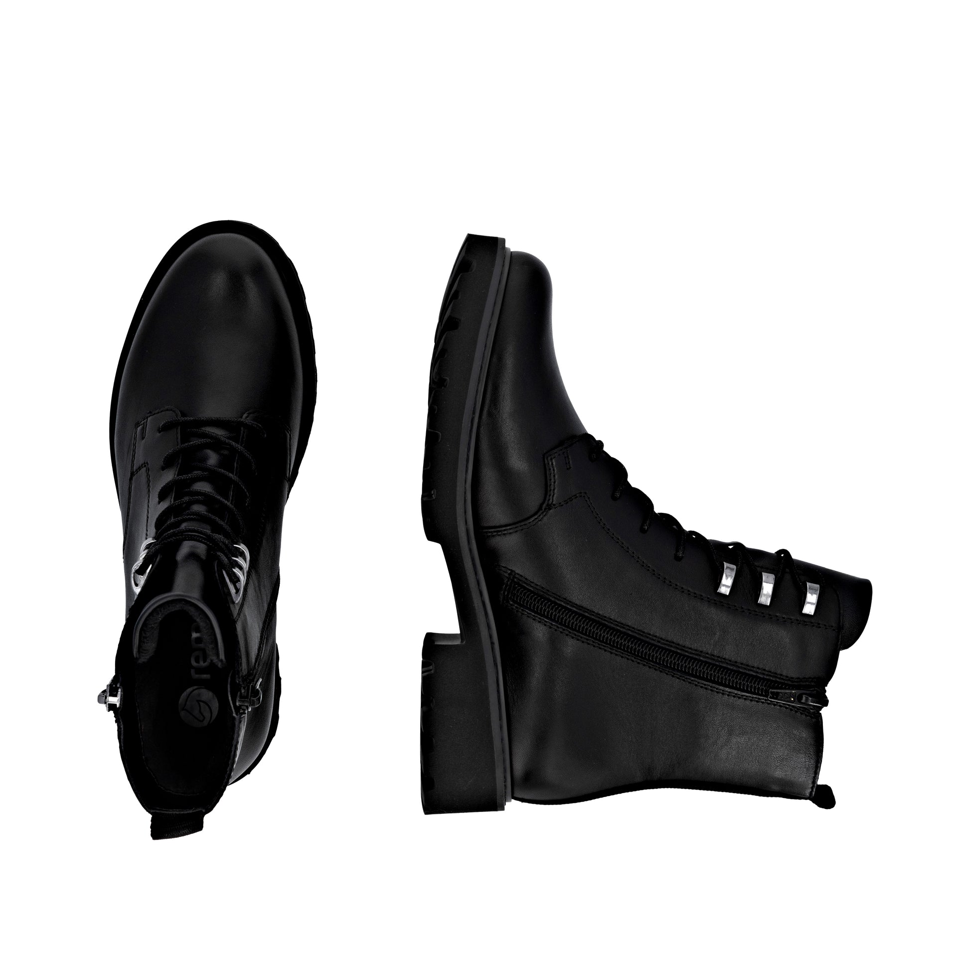 Black Zip Boots for Women | Remonte D8656-00