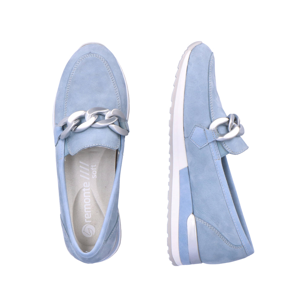 Blue Elasticated Shoes for Women | Remonte R2544-10