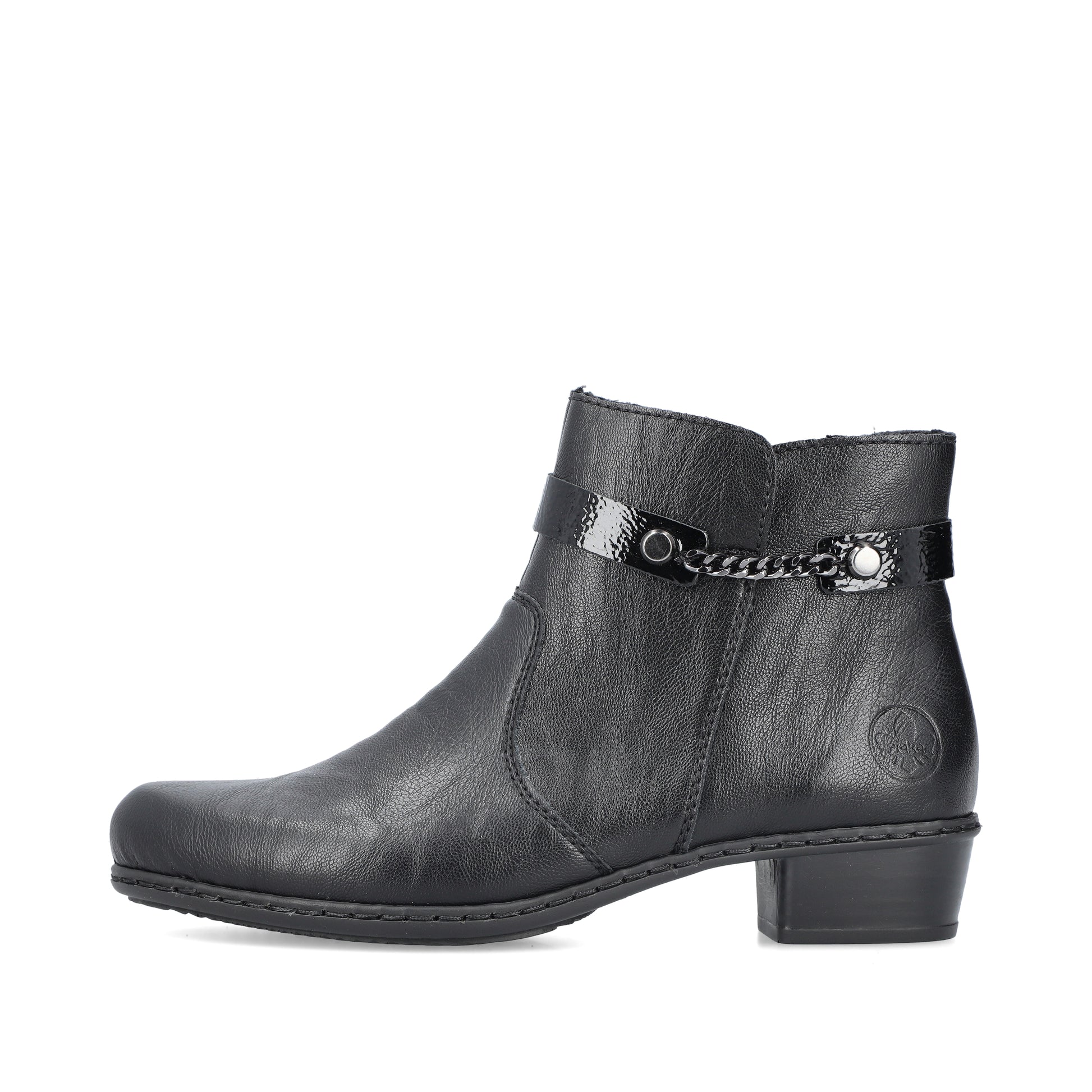Black Zip Boots for Women | Rieker Y0783-00