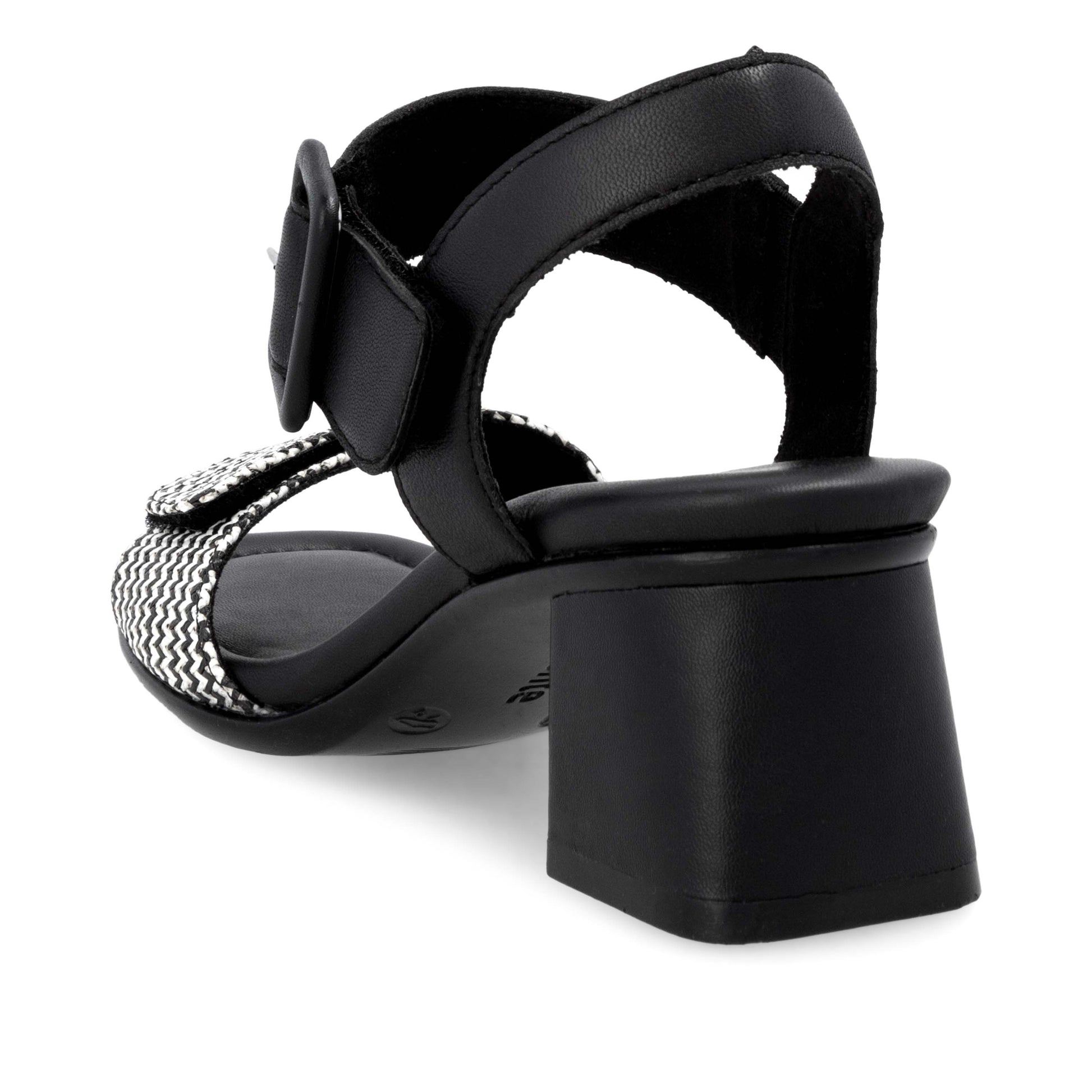 Black Hook & Loop Sandals for Women | Remonte D1K51-03