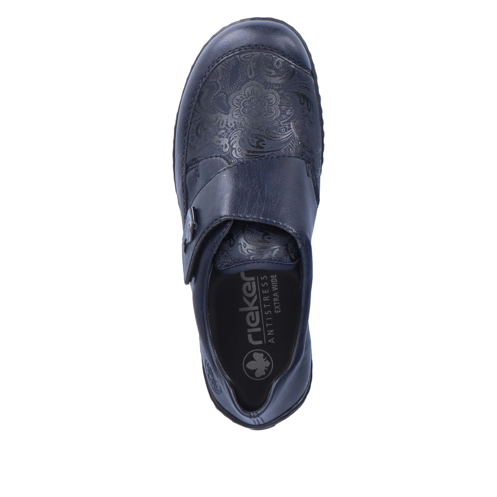 Blue Hook & Loop Shoes for Women | Rieker 48951-14