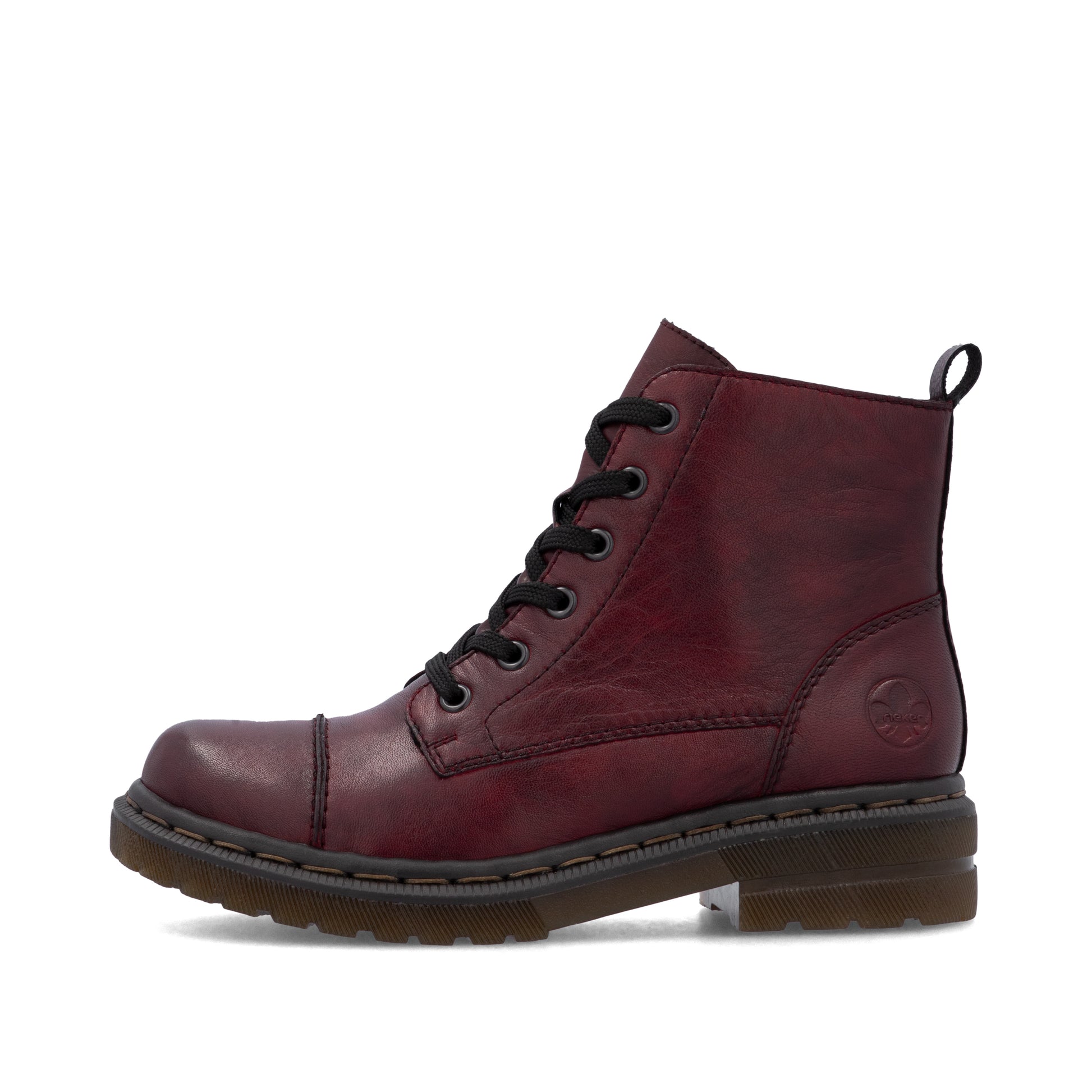 Red Zip Boots for Women | Rieker 78202-35