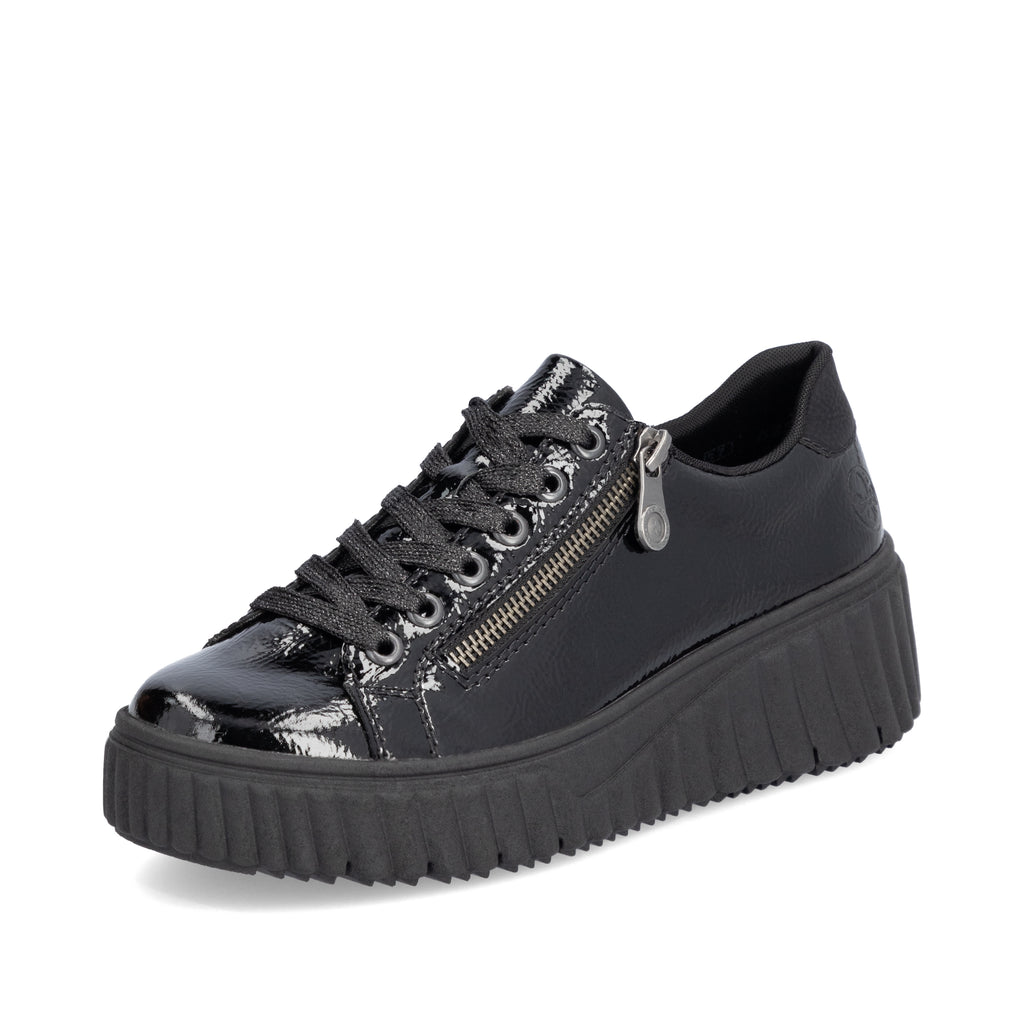 Black Zip Shoes for Women | Rieker N2501-00