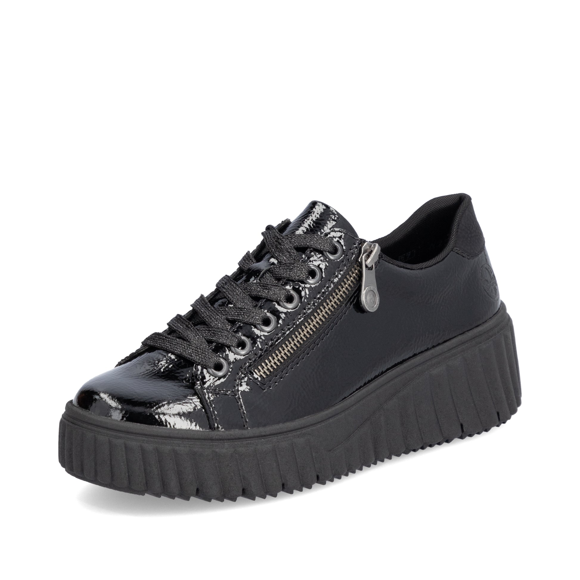 Black Zip Shoes for Women | Rieker N2501-00