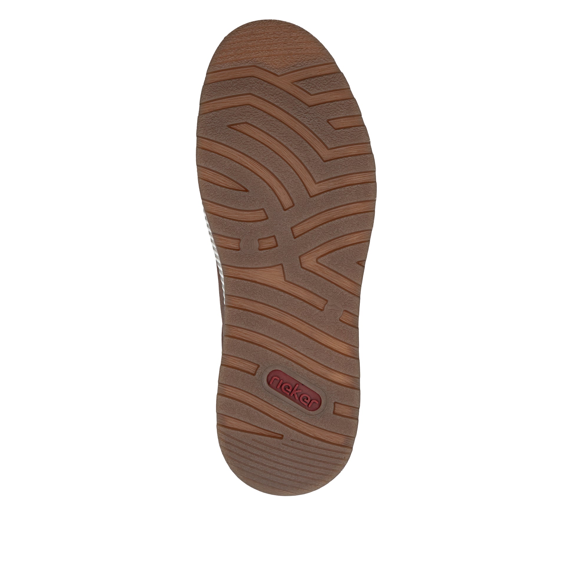 Brown Zip Shoes for Men | Rieker 37029-24