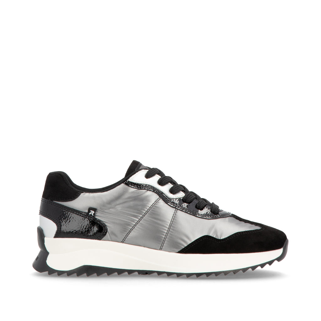 Grey Elasticated Shoes for Women | Rieker Sport W1306-42