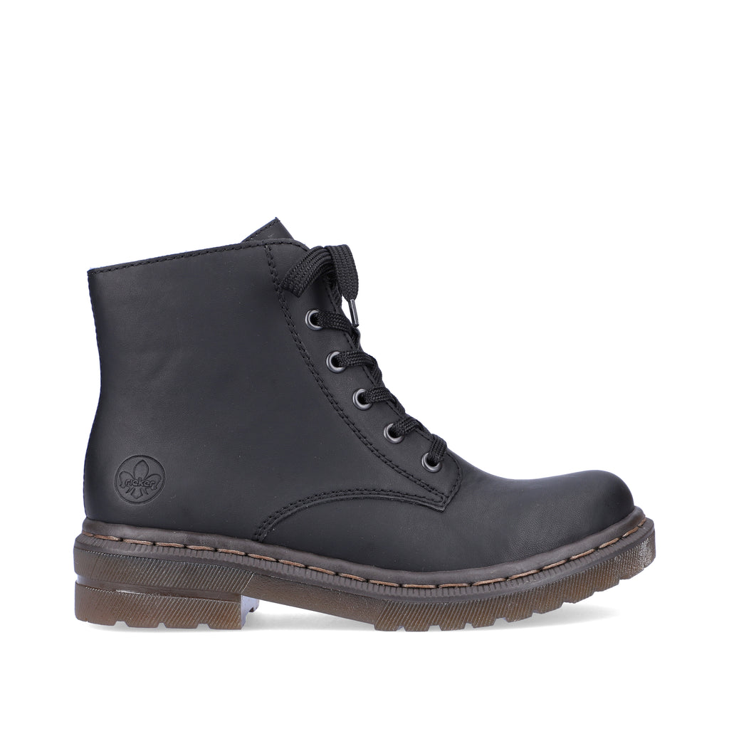 Black Zip Boots for Women | Rieker 78240-00