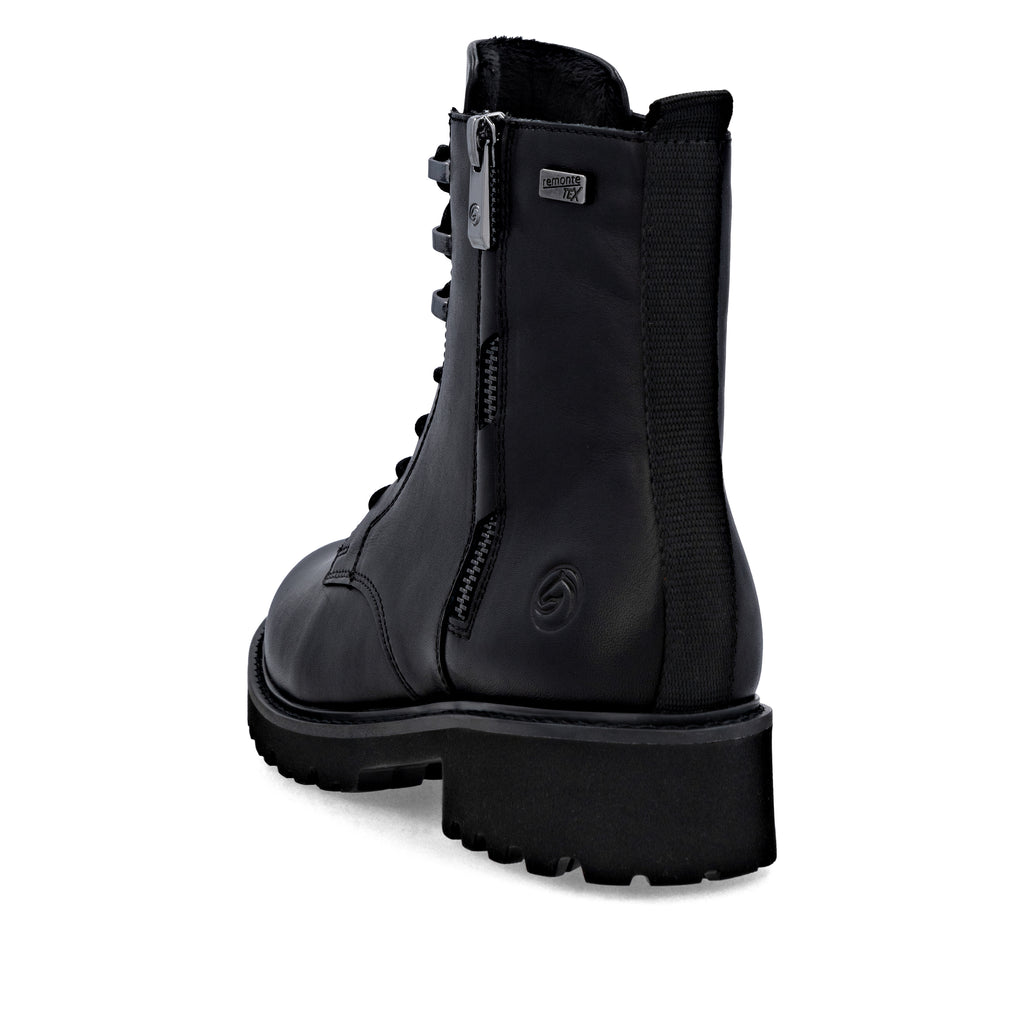 Black Zip Boots for Women | Remonte D8656-00