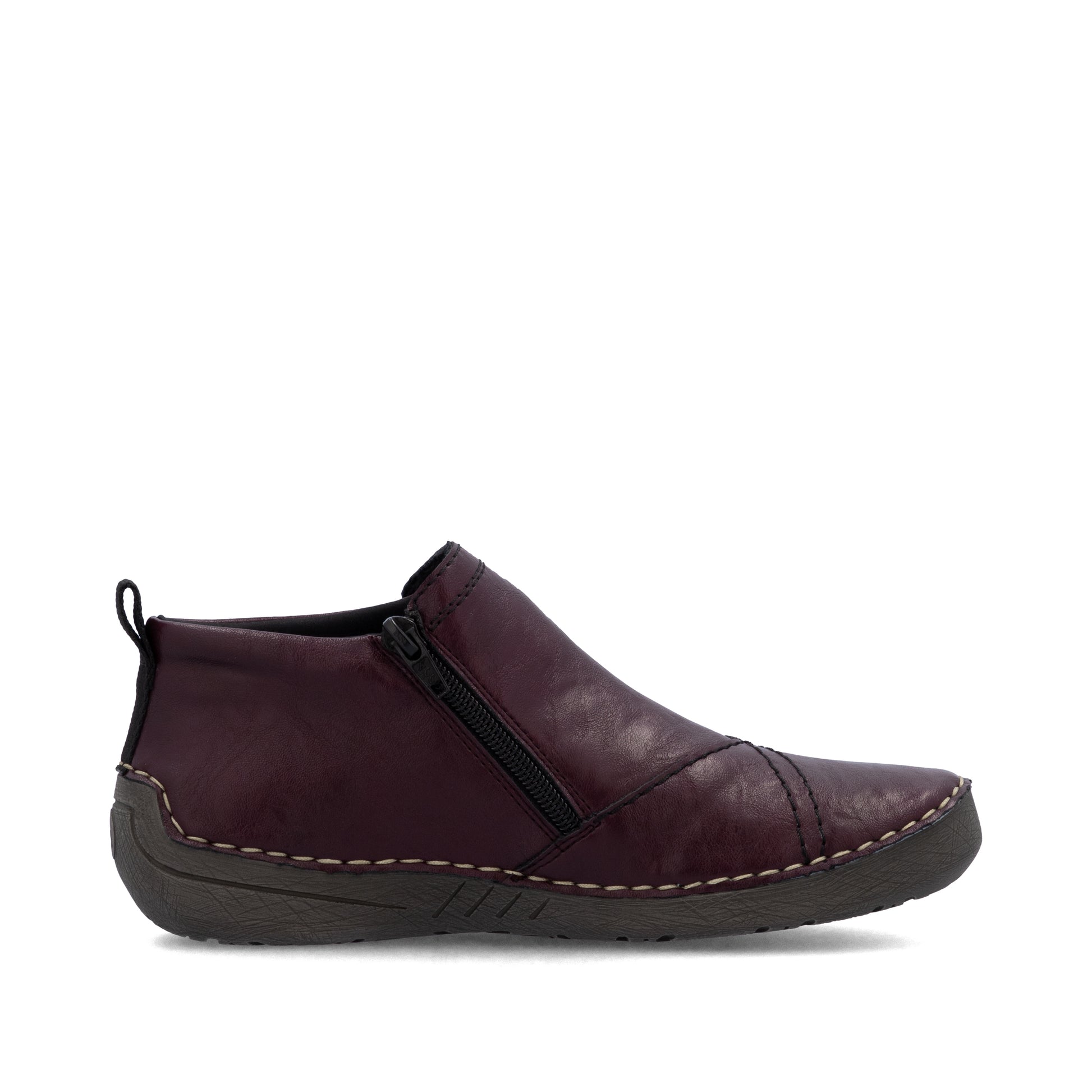 Red Zip Boots for Women | Rieker 52584-30