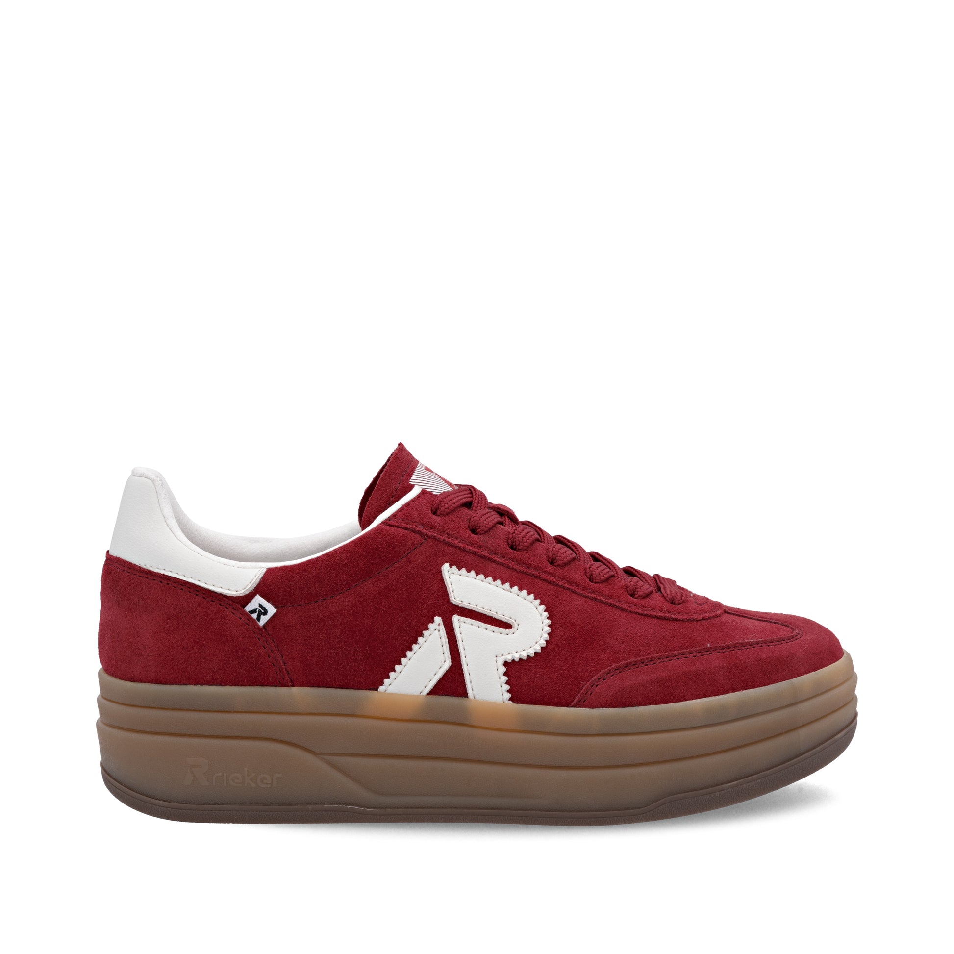 Red Elasticated Shoes for Women | Rieker W3700-35