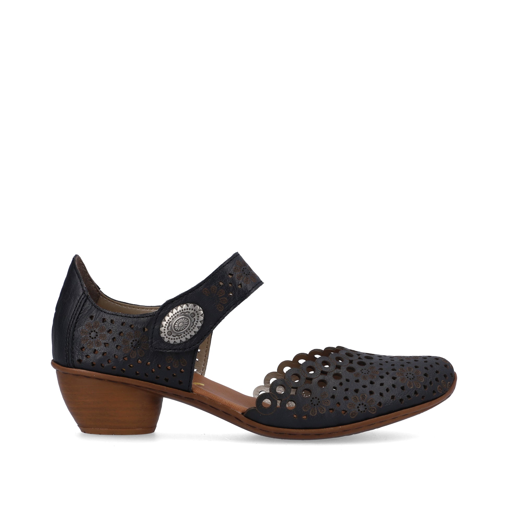 Blue Hook & Loop Shoes for Women | Rieker 43753-14