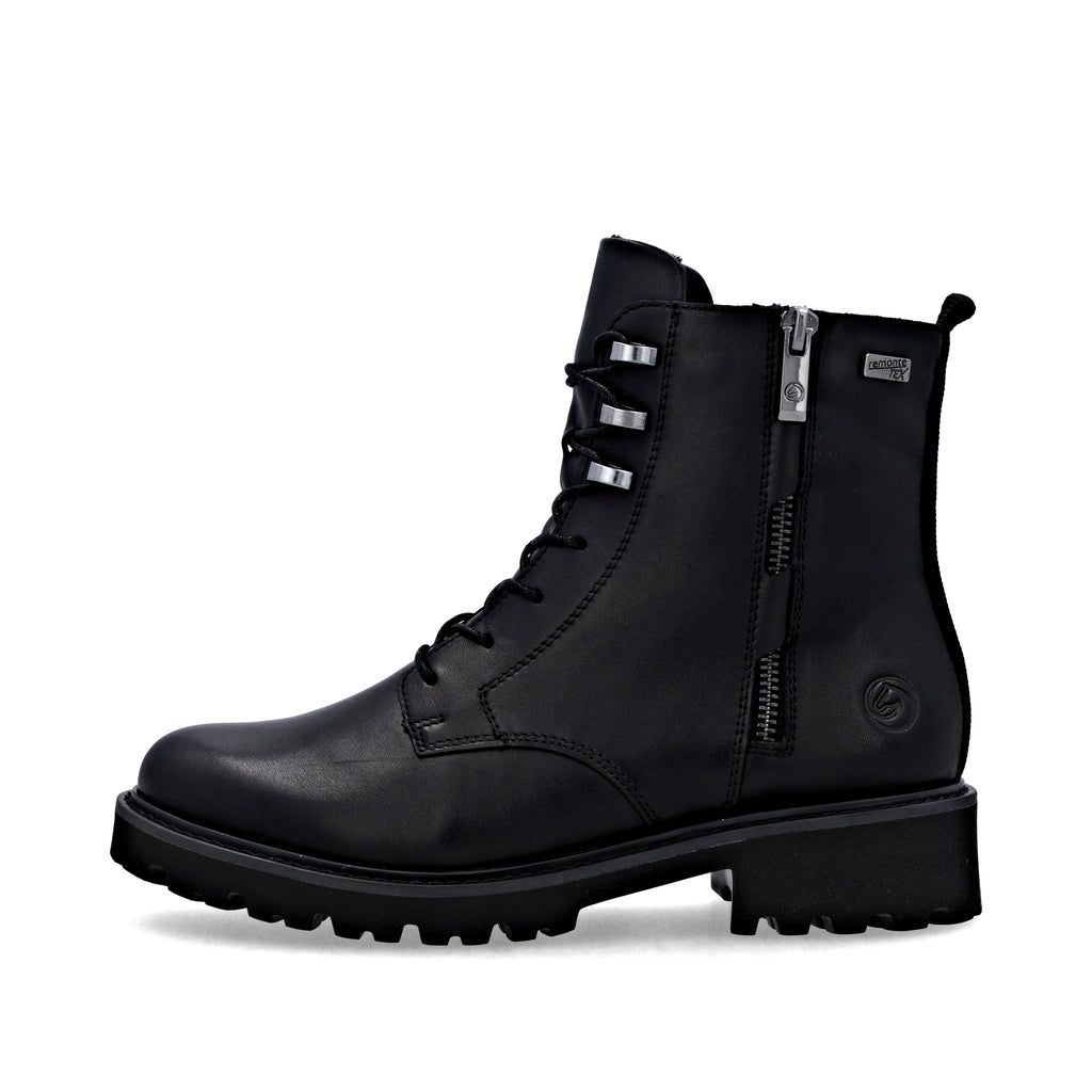 Black Zip Boots for Women | Remonte D8656-00