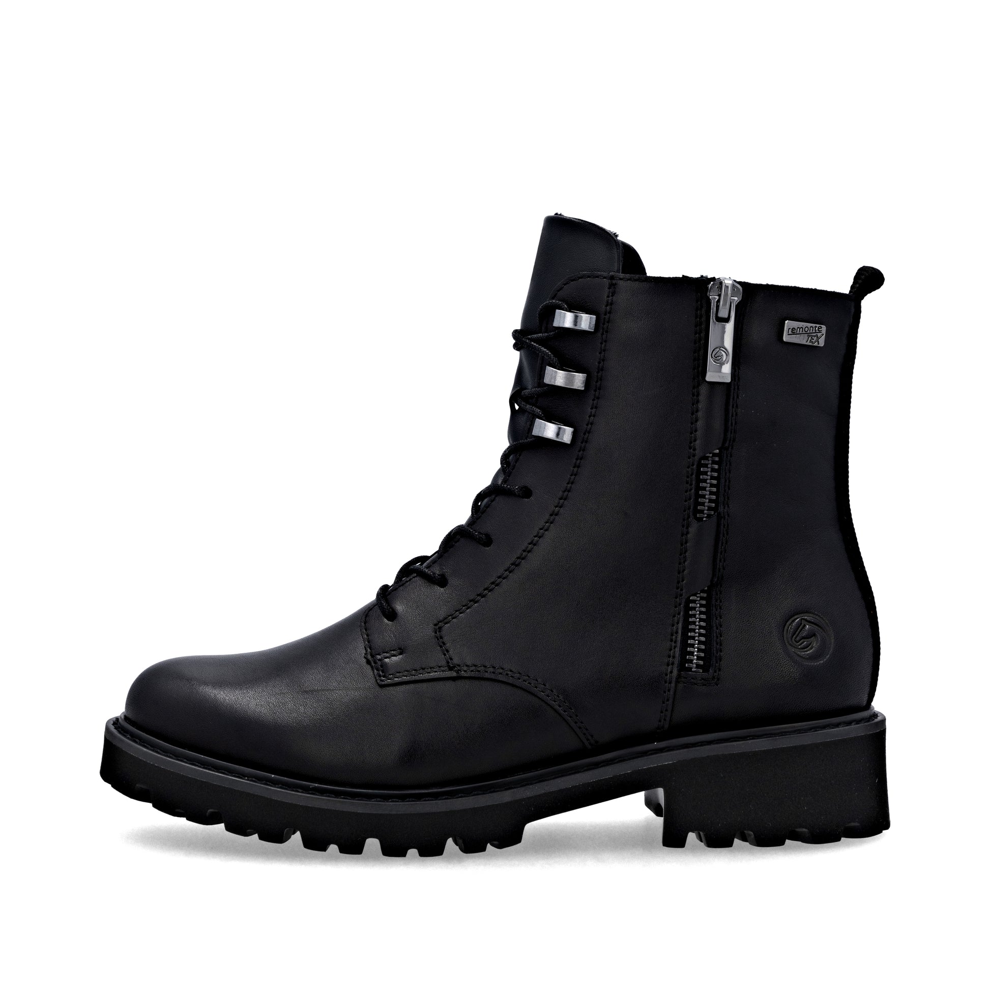 Black Zip Boots for Women | Remonte D8656-00