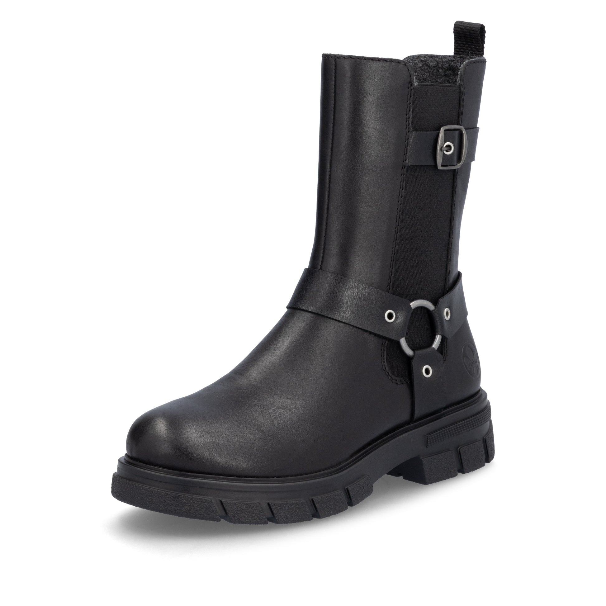 Black Zip Boots for Women | Rieker Z9177-00
