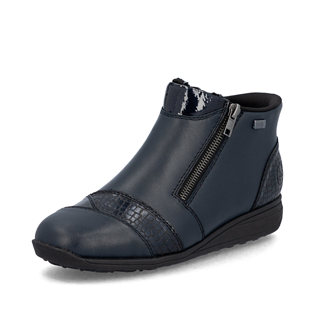 Blue Zip Boots for Women | Rieker 47254-14