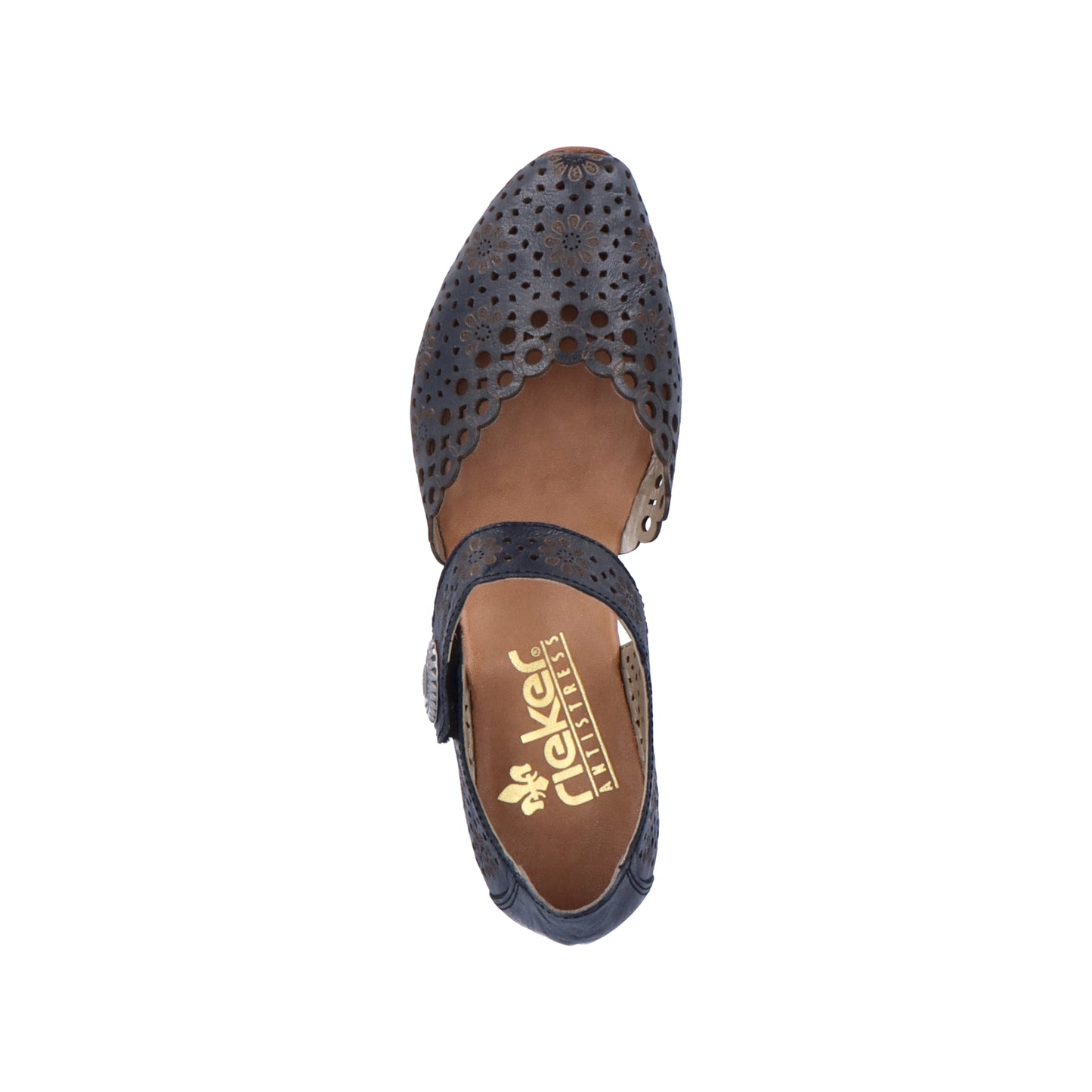 Rieker Women's Mary Jane Shoe - Blue | 43753-14