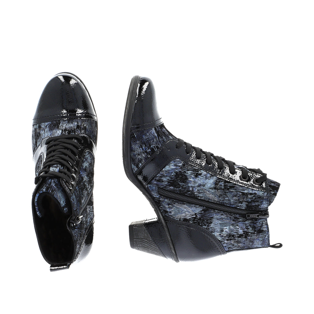 Blue Zip Boots for Women | Remonte D8797-14