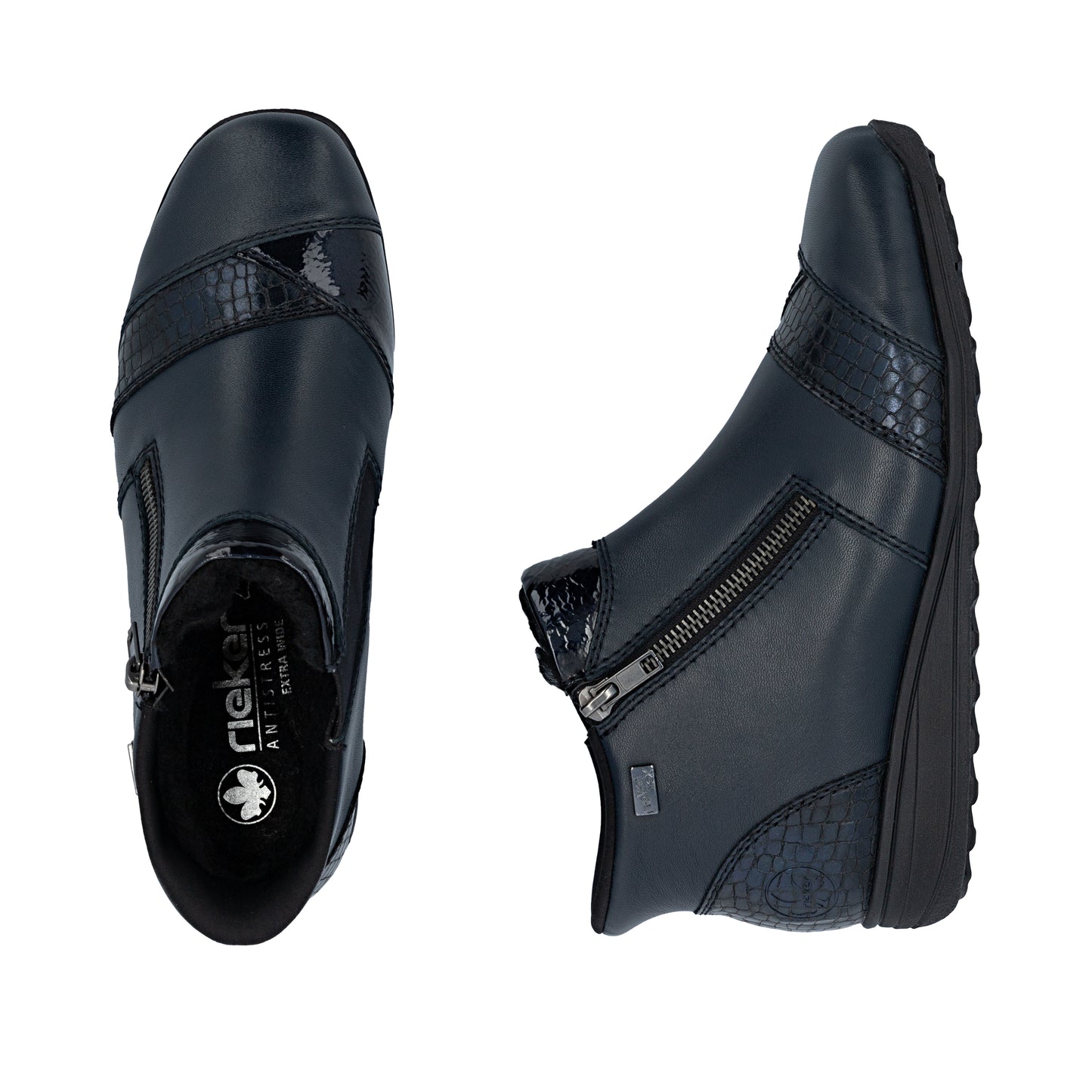 Rieker Woman's Boots - Blue | 47254-14