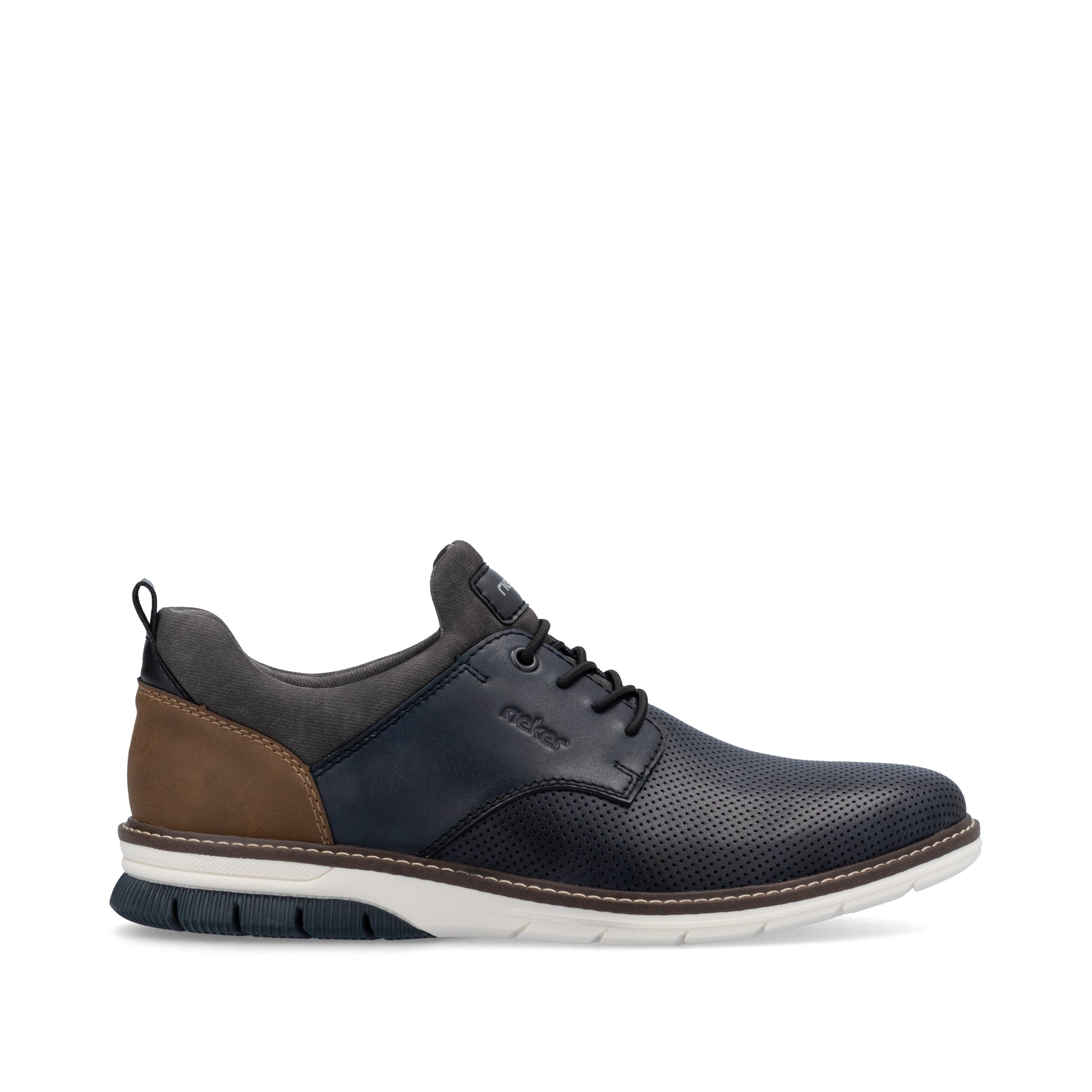 Blue Elasticated Shoes for Men | Rieker 14450-15