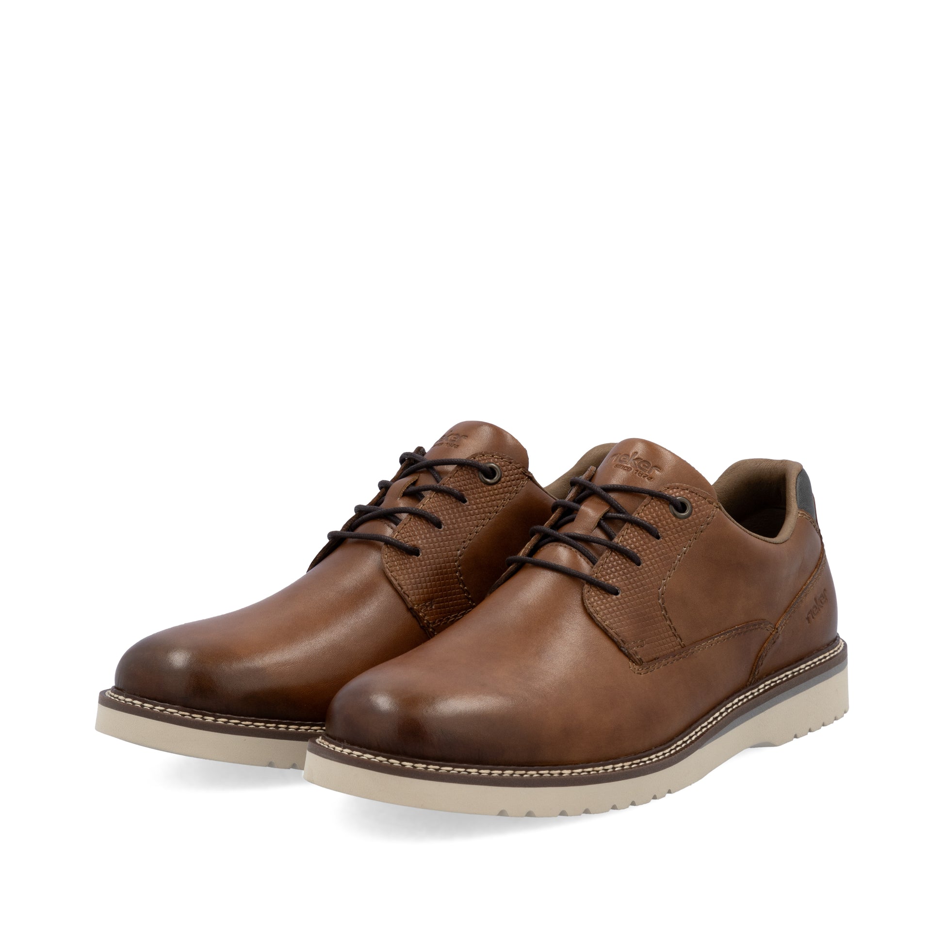 Brown Elasticated Shoes for Men | Rieker 04503-24