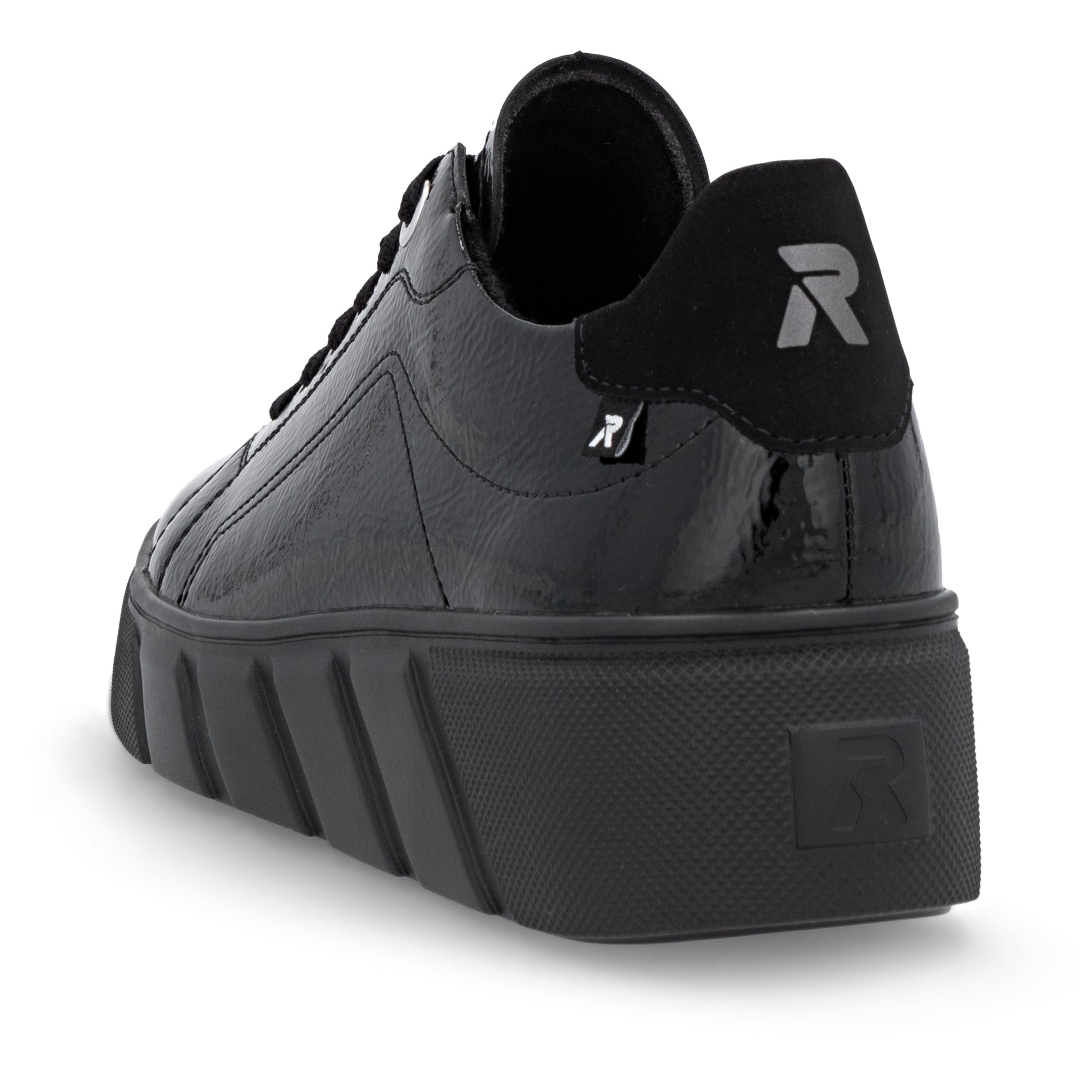 Black Elasticated Shoes for Women | Rieker W2601-00