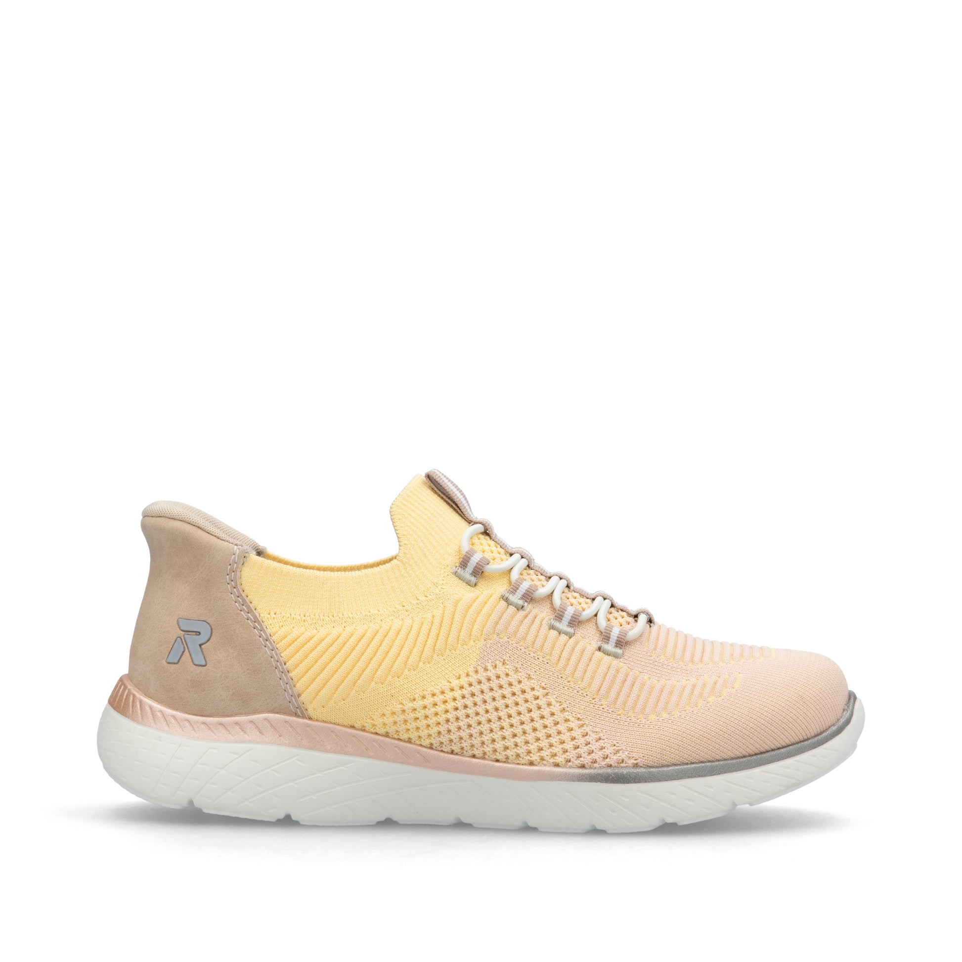Yellow Elasticated Shoes for Women | Rieker M5066-68