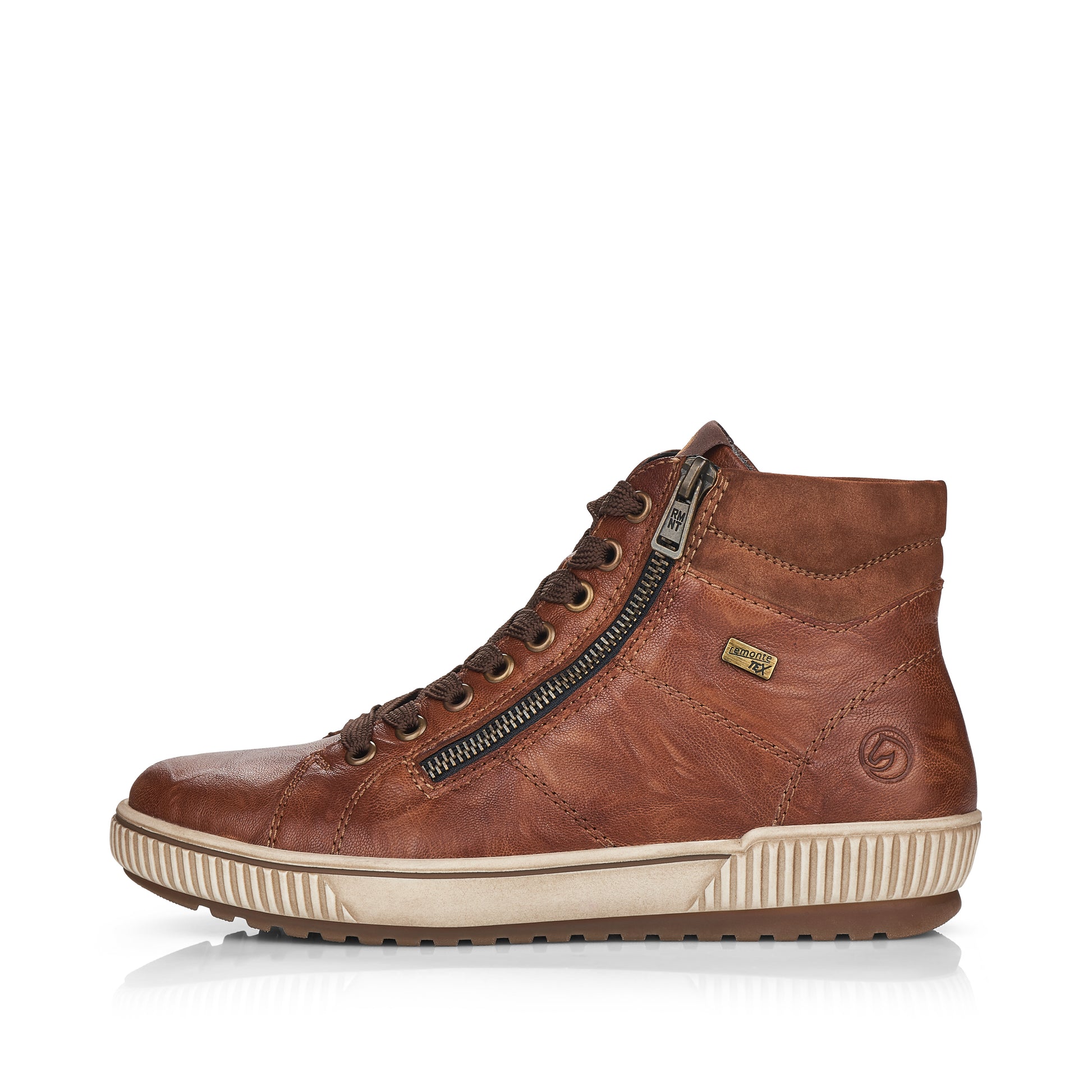 Brown Zip Boots for Women | Remonte D0772-22