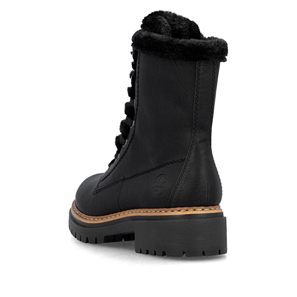Black Zip Boots for Women | Rieker 72625-00