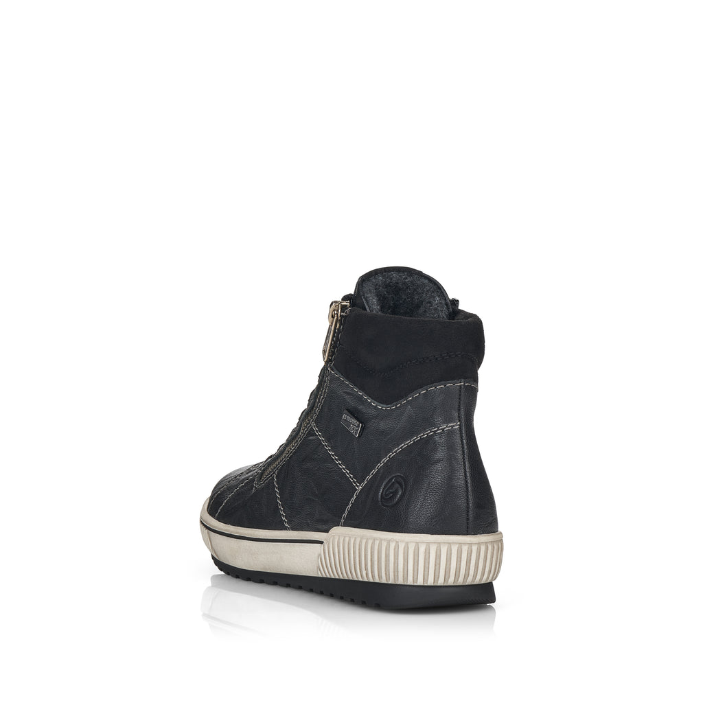 Black Zip Boots for Women | Remonte D0772-01