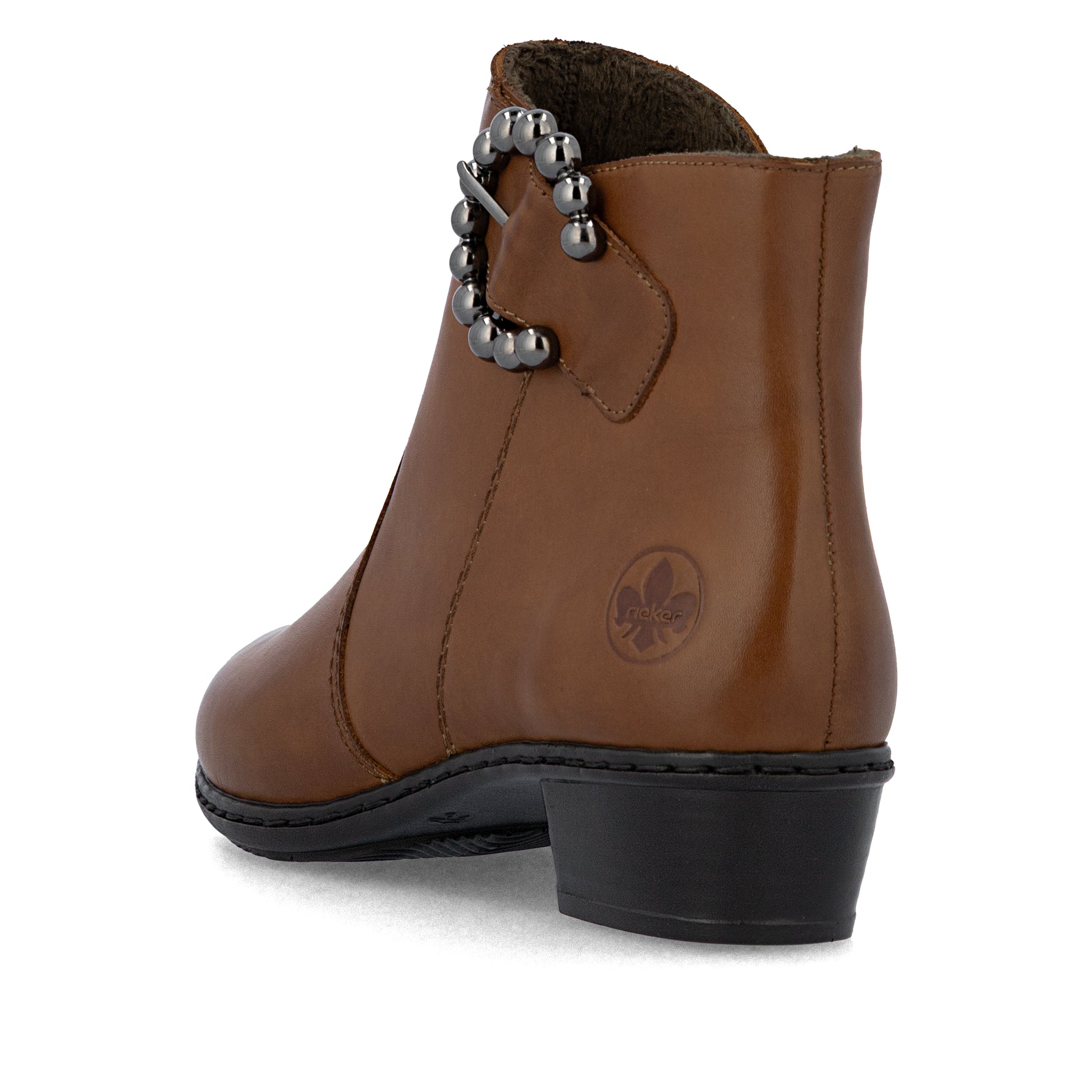 Brown Zip Boots for Women | Rieker Y0797-24