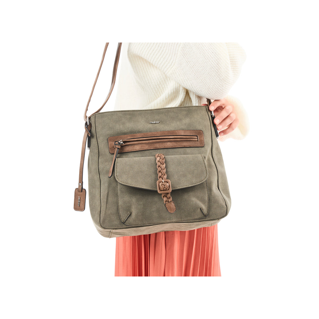 Green Zip Bags for Women | Rieker H1340-54