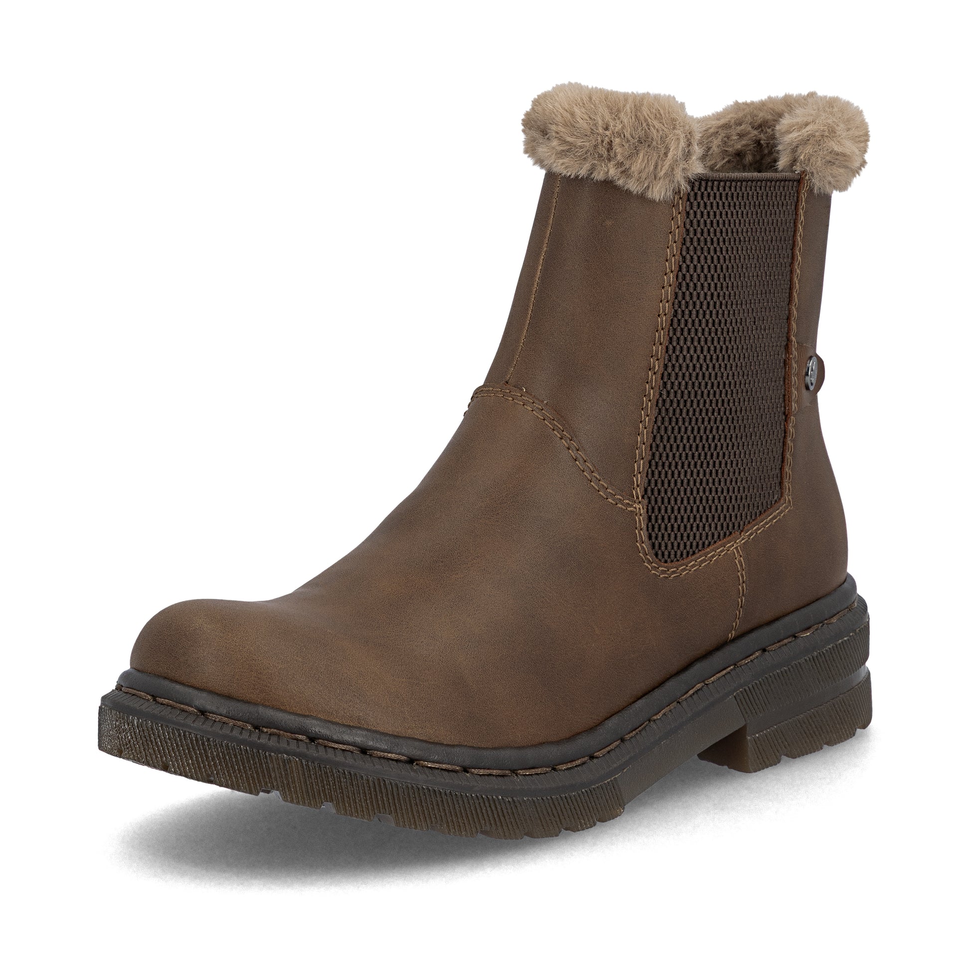 Brown Zip Boots for Women | Rieker 78250-22
