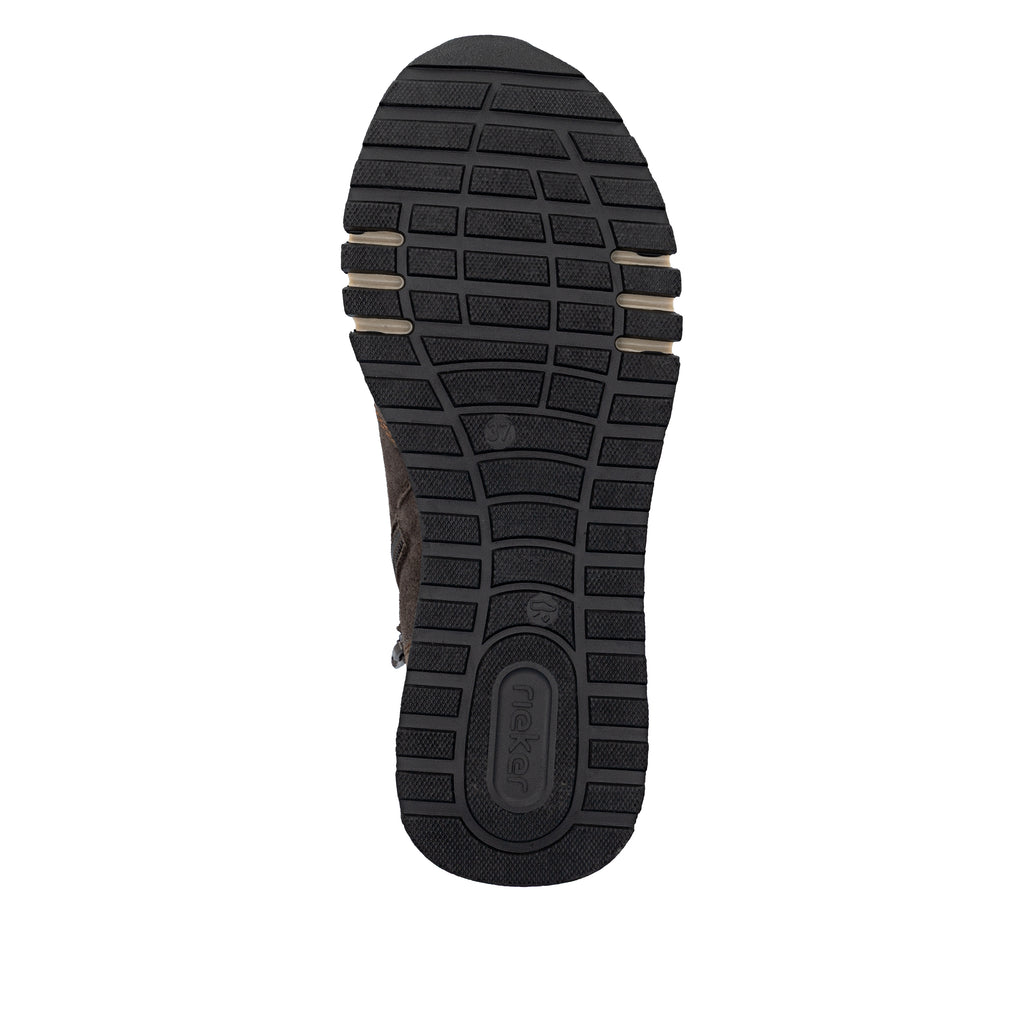 Brown Zip Boots for Women | Rieker 49040-24