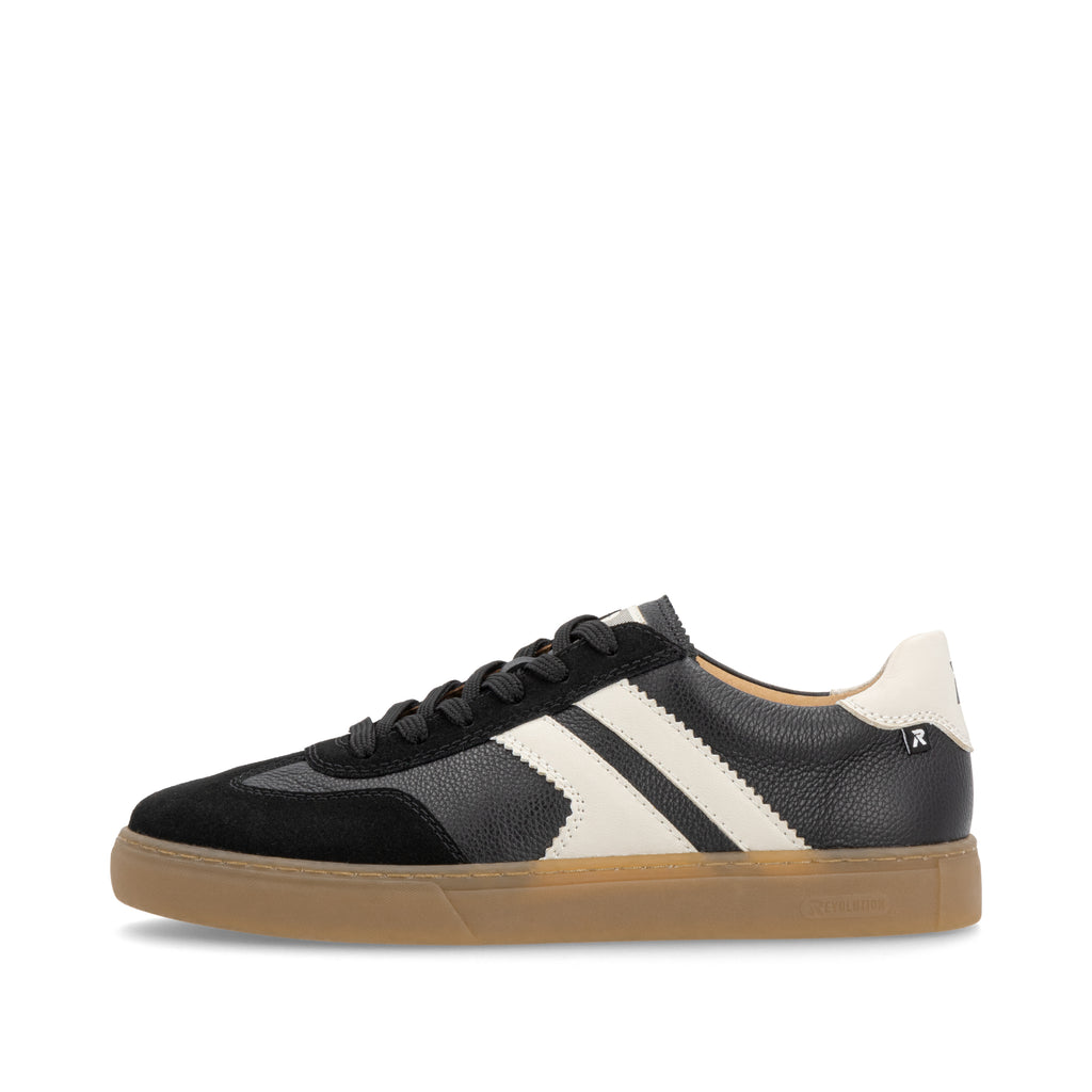 Black Elasticated Shoes for Men | Rieker Sport U0707-00