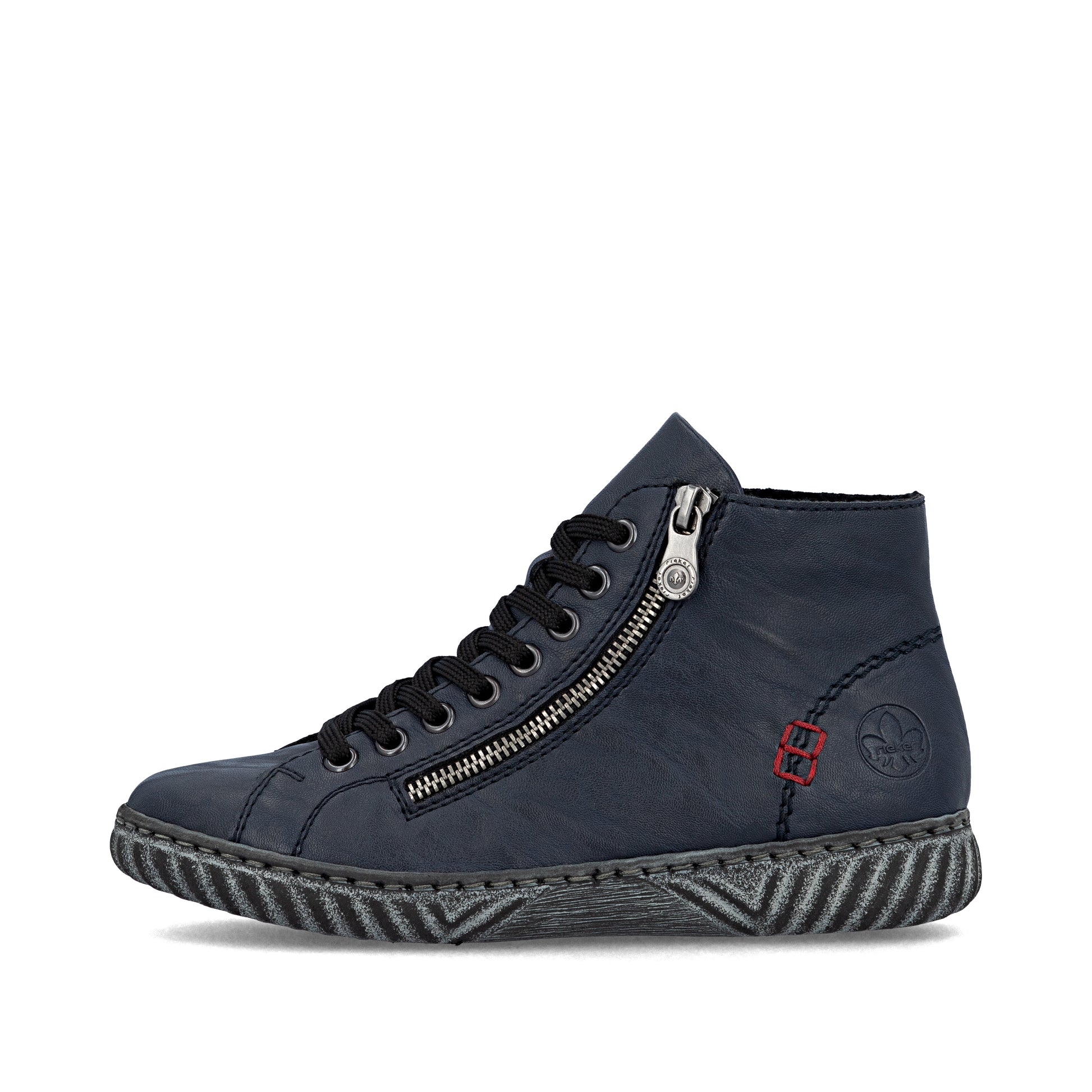 Blue Zip Boots for Women | Rieker N0921-14