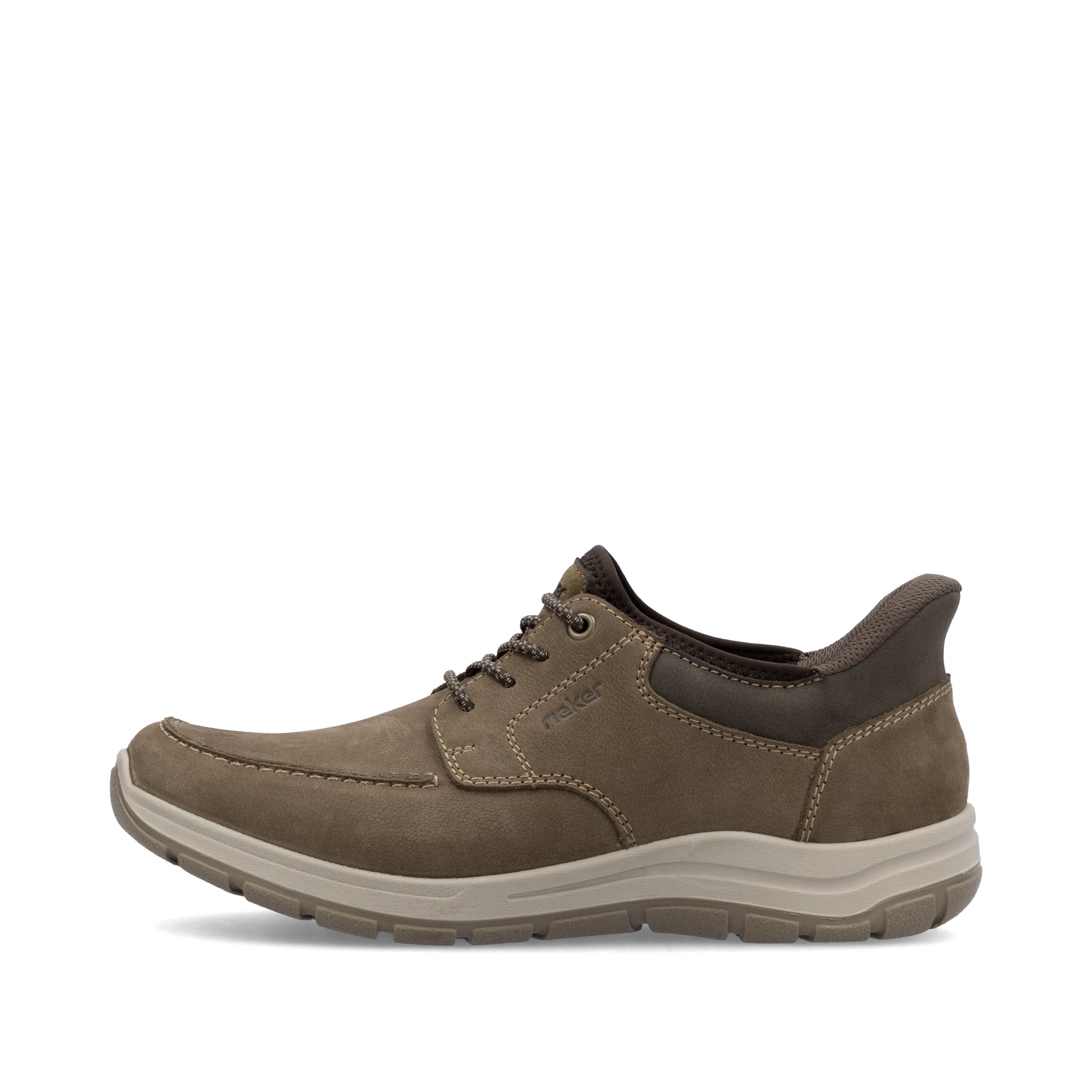 Brown Elasticated Shoes for Men | Rieker 03656-24