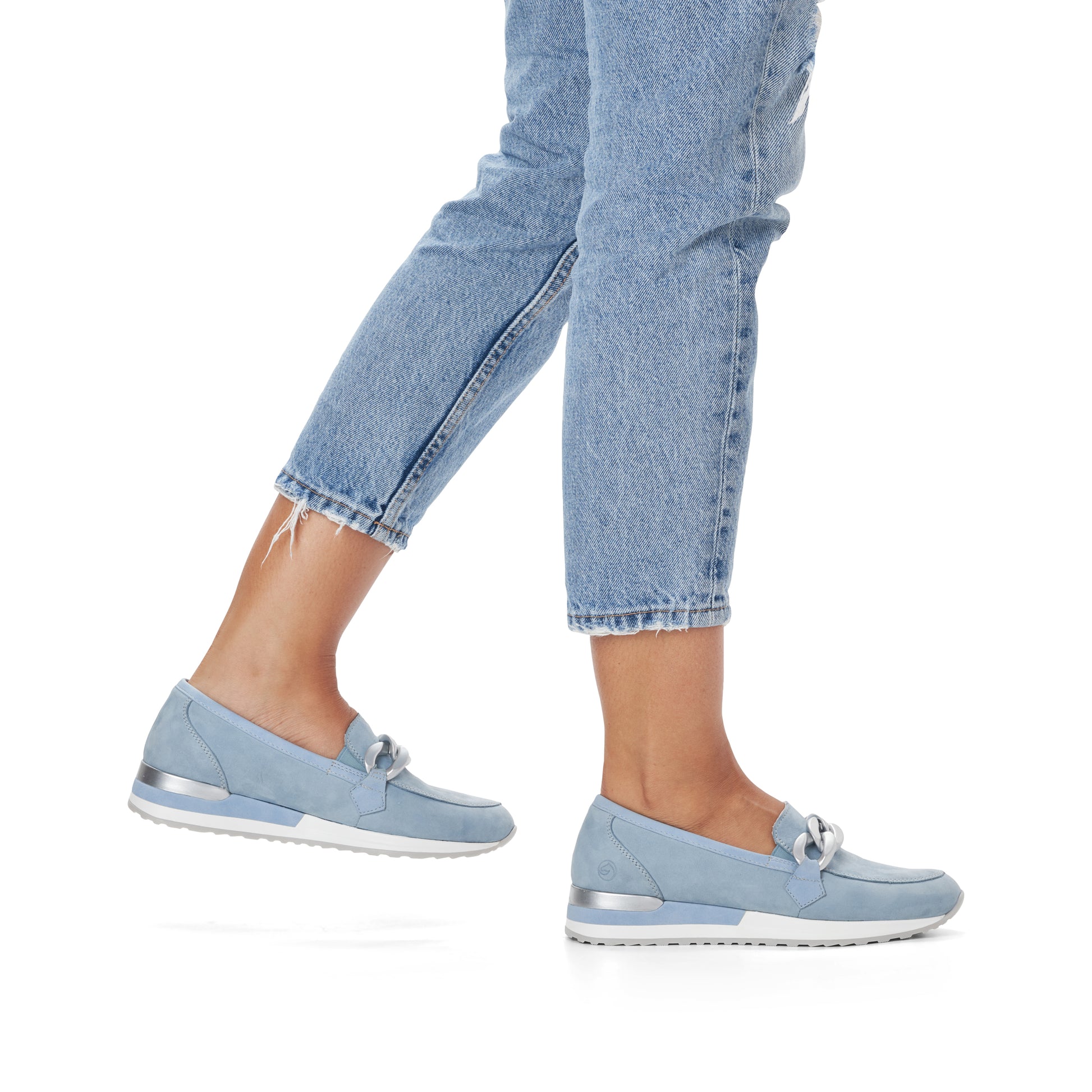 Blue Elasticated Shoes for Women | Remonte R2544-10