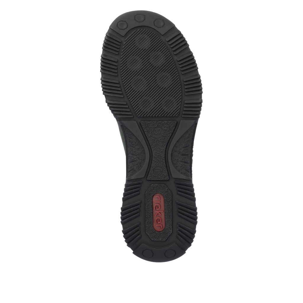 Green Elasticated Shoes for Women | Rieker N3271-54