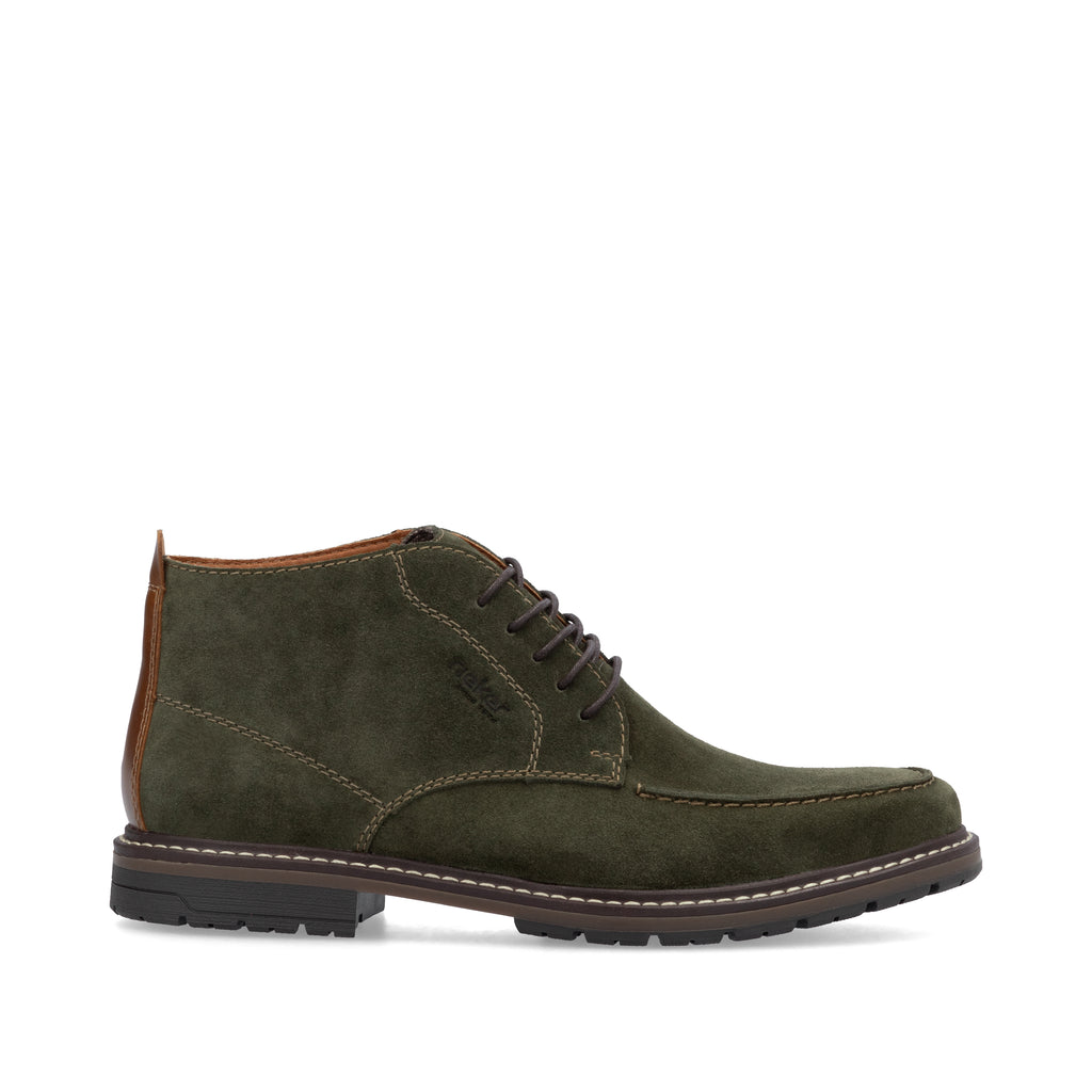 Green Elasticated Boots for Men | Rieker 13700-54