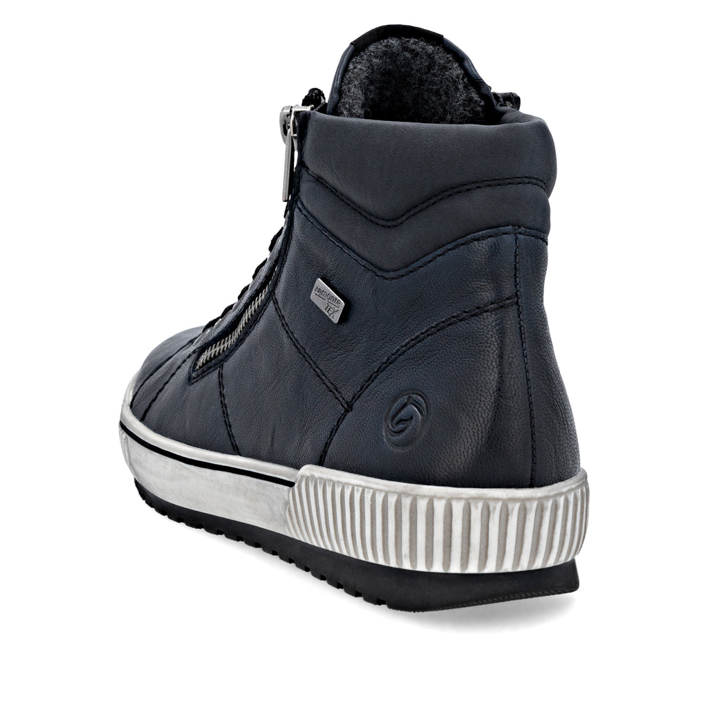 Blue Zip Boots for Women | Remonte D0772-15