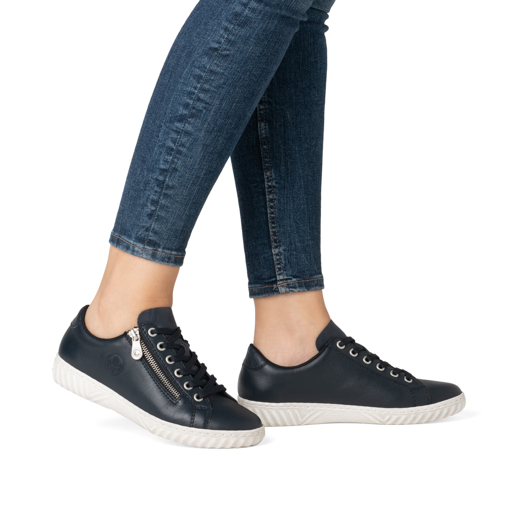 Blue Zip Shoes for Women | Rieker N0900-14